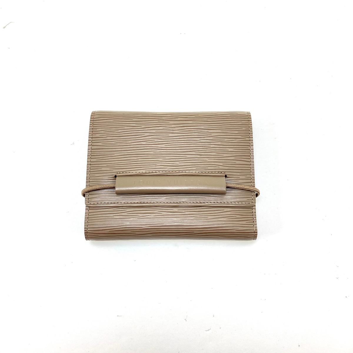 $$【中古】LOUIS VUITTON ルイヴィトン エピ ポルトフォイユ エラスティック 2つ折り財布 M63646C Bランク