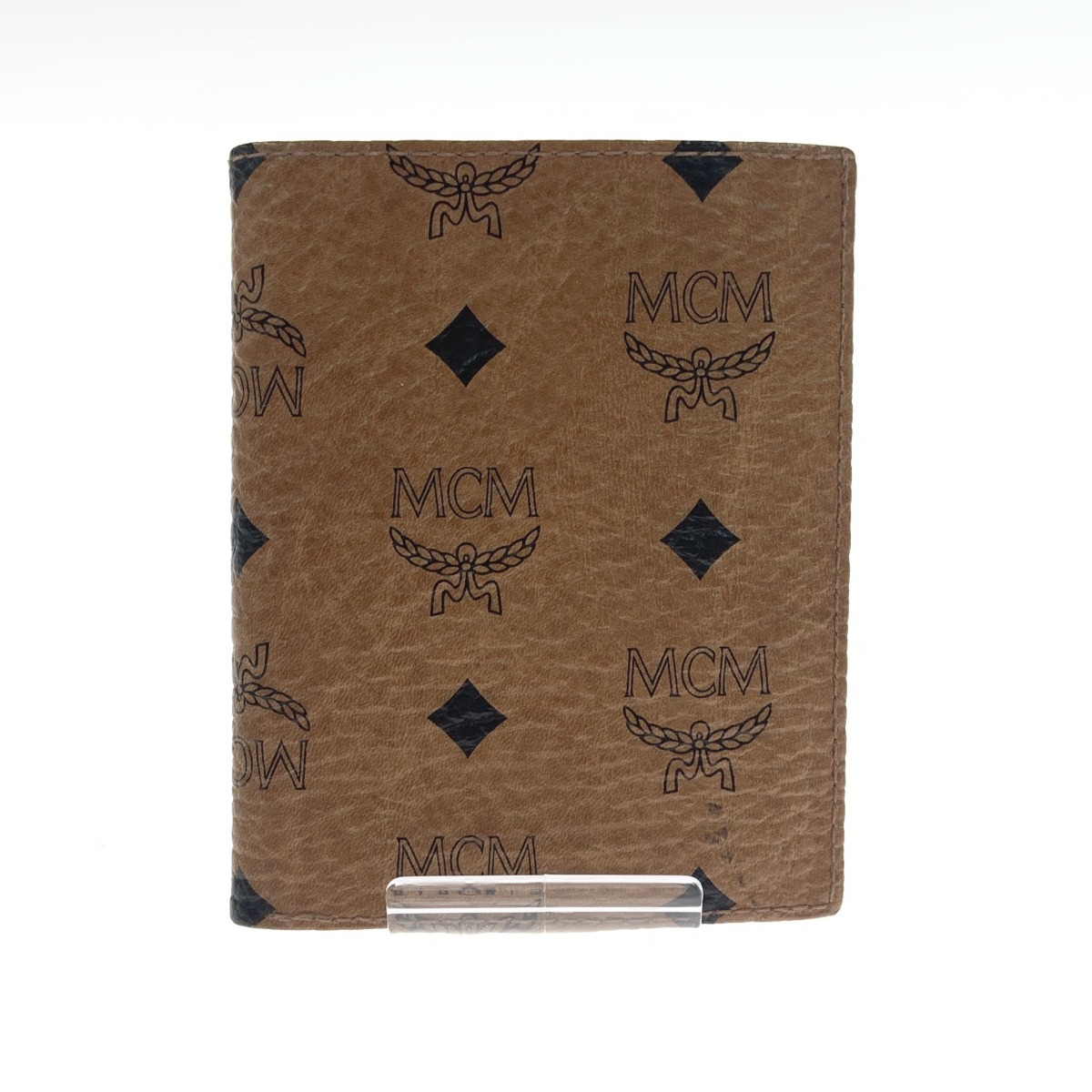 楽天市場】【財布】MCM エムシーエム ロゴグラム 二つ折り財布 レザー