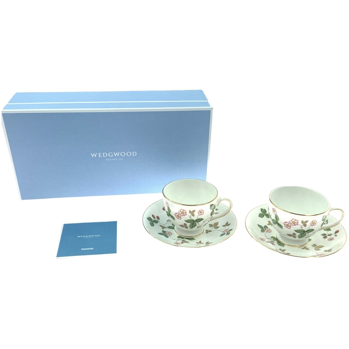楽天市場】WEDGWOOD(ウェッジウッド) カップ＆ソーサー 青×白 ホワイト