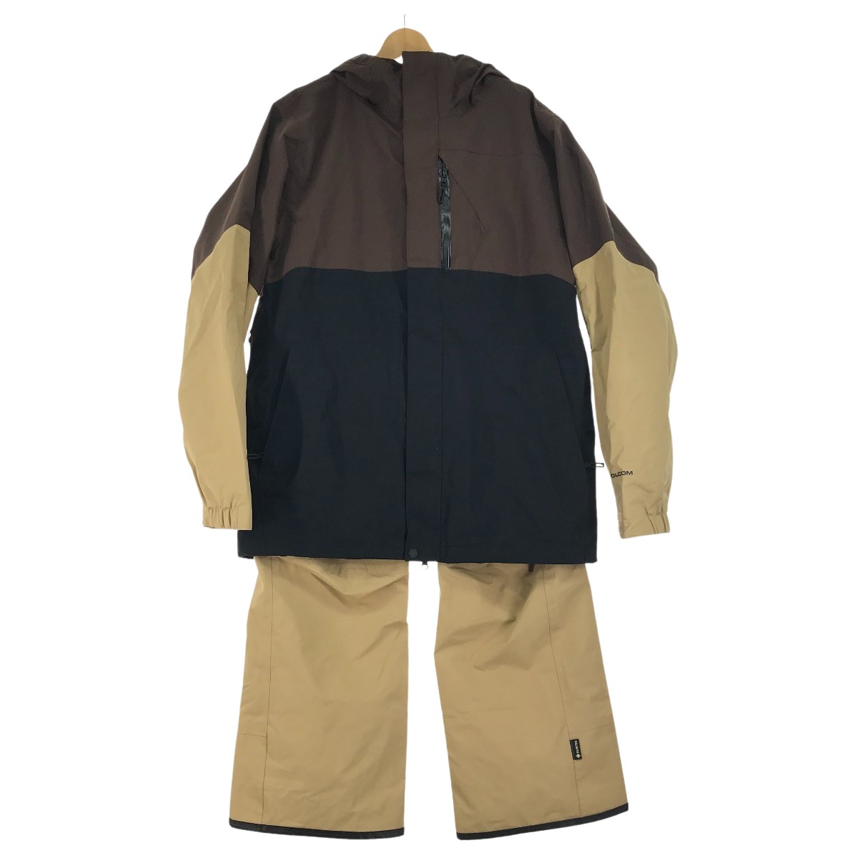 $$【中古】VOLCOM ボルコム スキーの板御召しもの (仕掛ける)  L大きさ GORE-TEX 赤銅色 B序列付ける