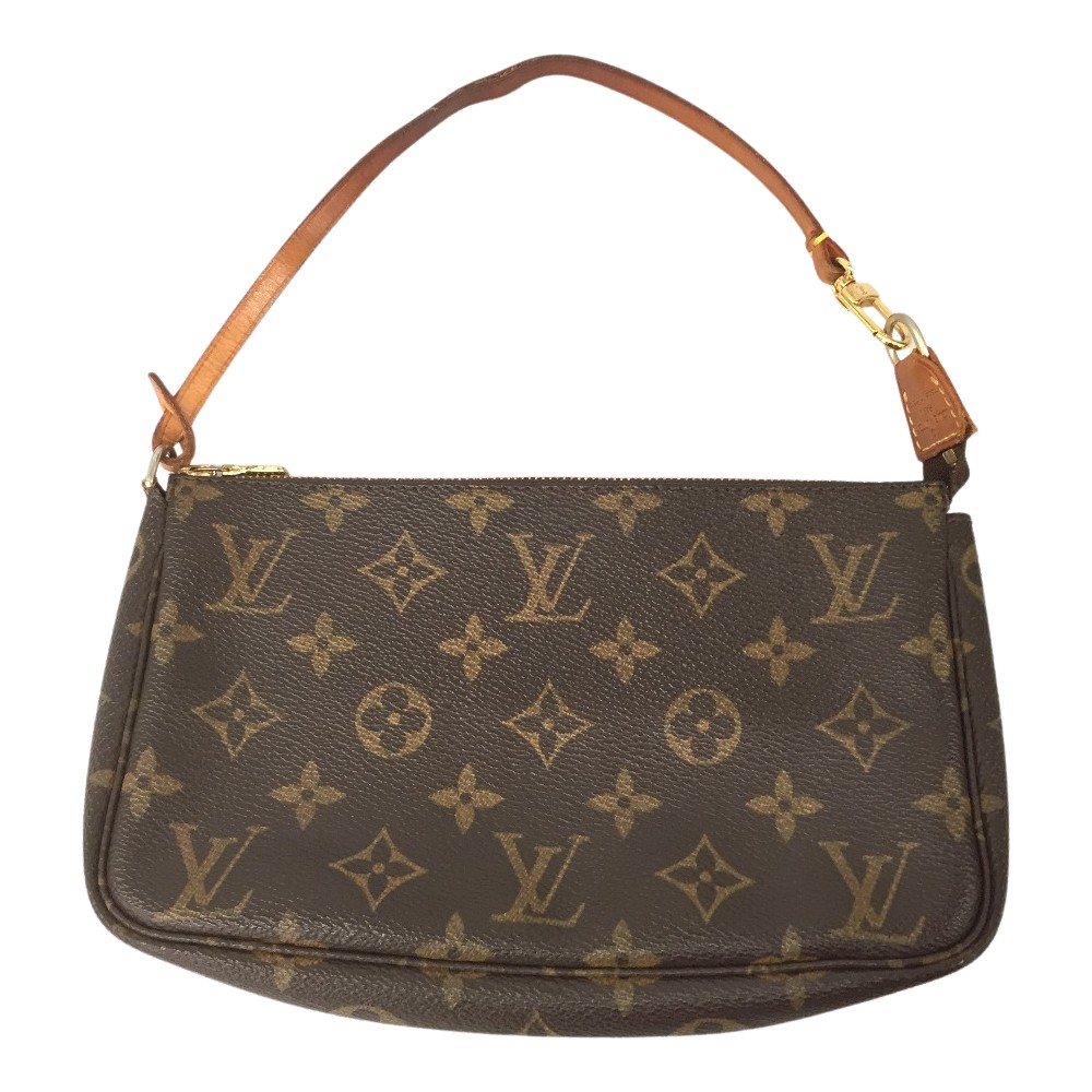 △△【中古】LOUIS VUITTON ルイヴィトン モノグラム M40712 ポシェット アクセソワール 付属物合財袋 M40712 B位置付ける バッグ・小物・ブランド雑貨-バッグ-アクセサリーポーチ