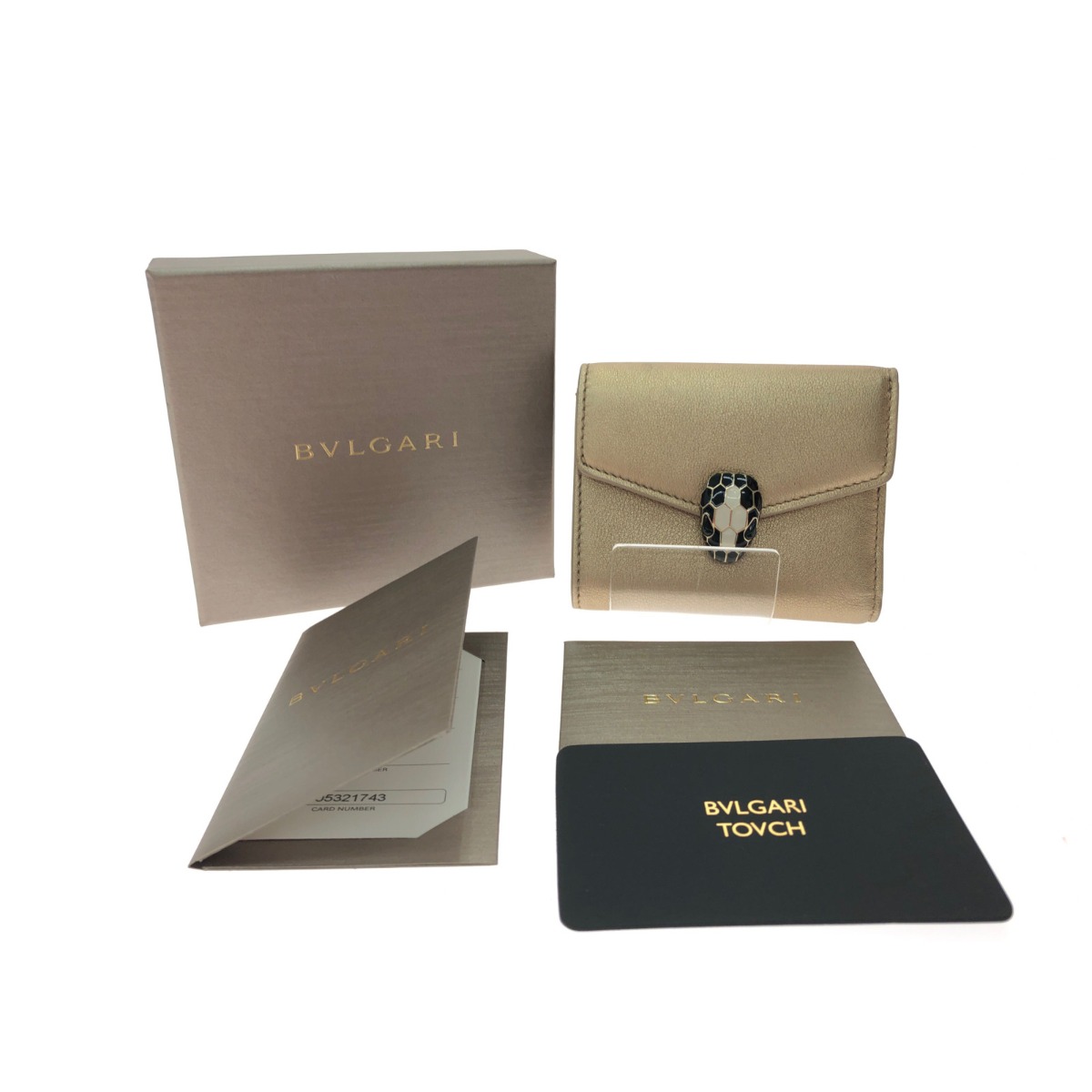 楽天市場】BVLGARI(ブルガリ) セルペンティ フォーエバー 三つ折り財布