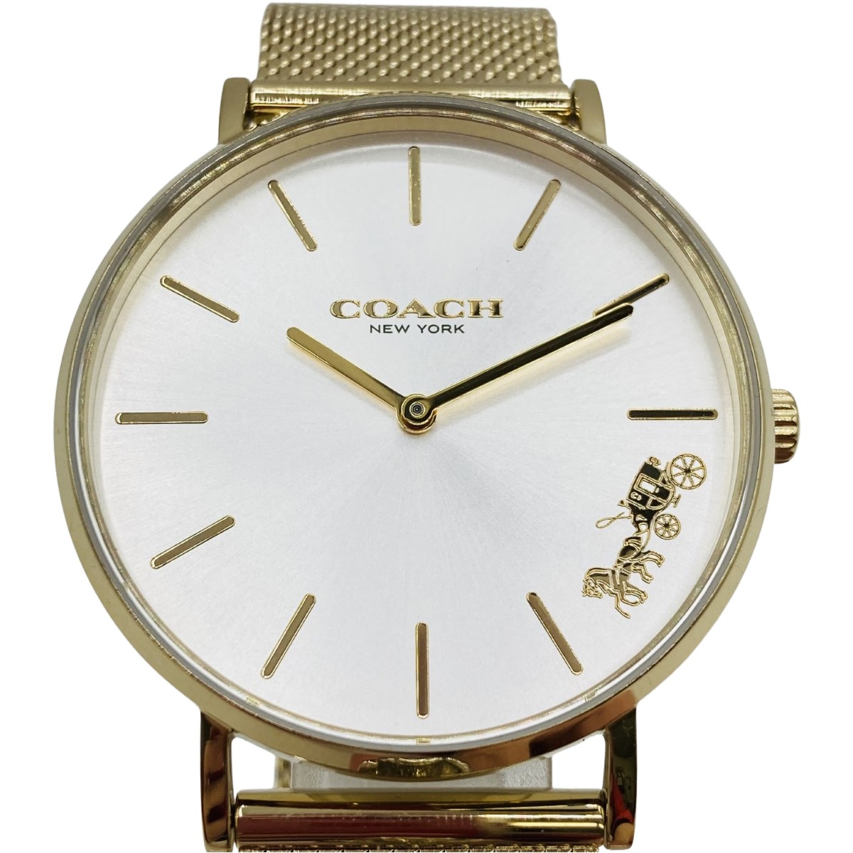 COACH クォーツ時計 ブラック 楽天市場】【ウォッチ】COACH コーチ ブラック文字盤 SS