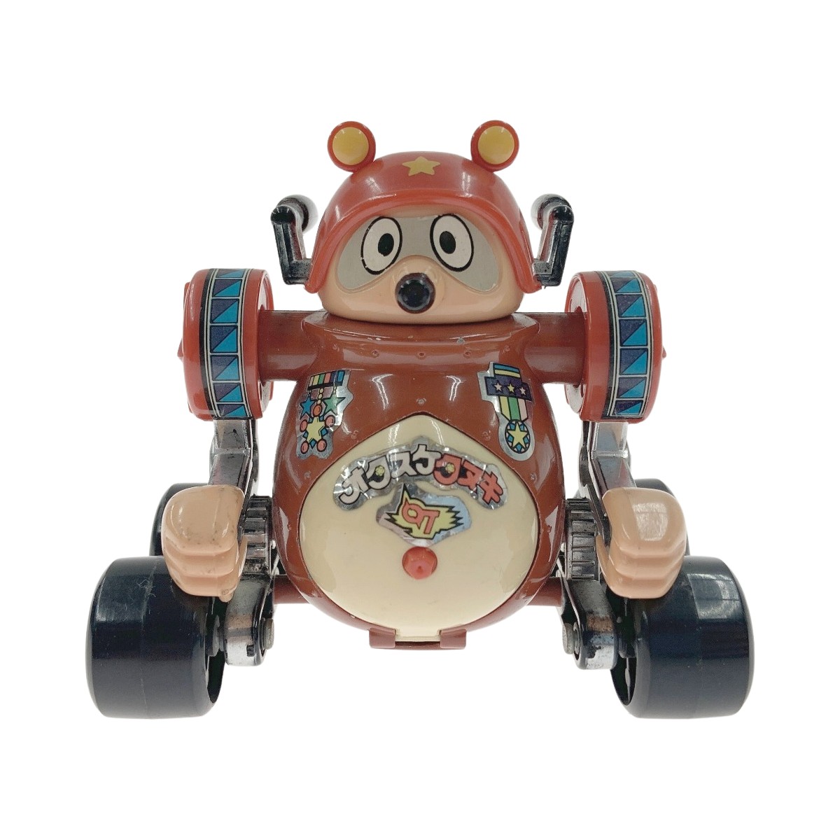 〇〇【中古】 タカトク オタスケマン オタスケタヌキ 合金 ロボット フィギュア Cランク画像