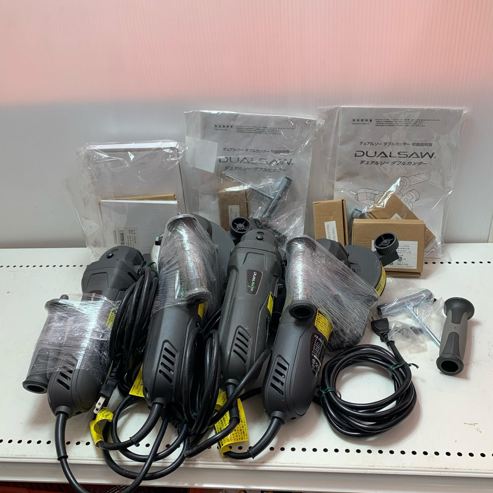 【中古】Shop Japan 販売店ジャパン デュアルソー 吊りひも式  4点仕掛ける CS450 黒いこと C位置付ける 電動工具本体-切断工具