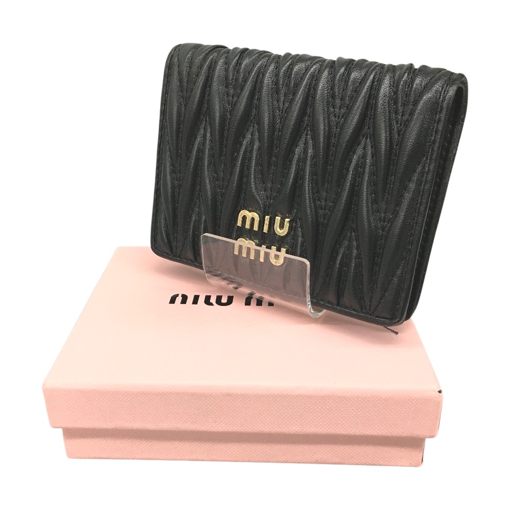 楽天市場】miu miu ミュウミュウ サイフ・小物 二つ折財布