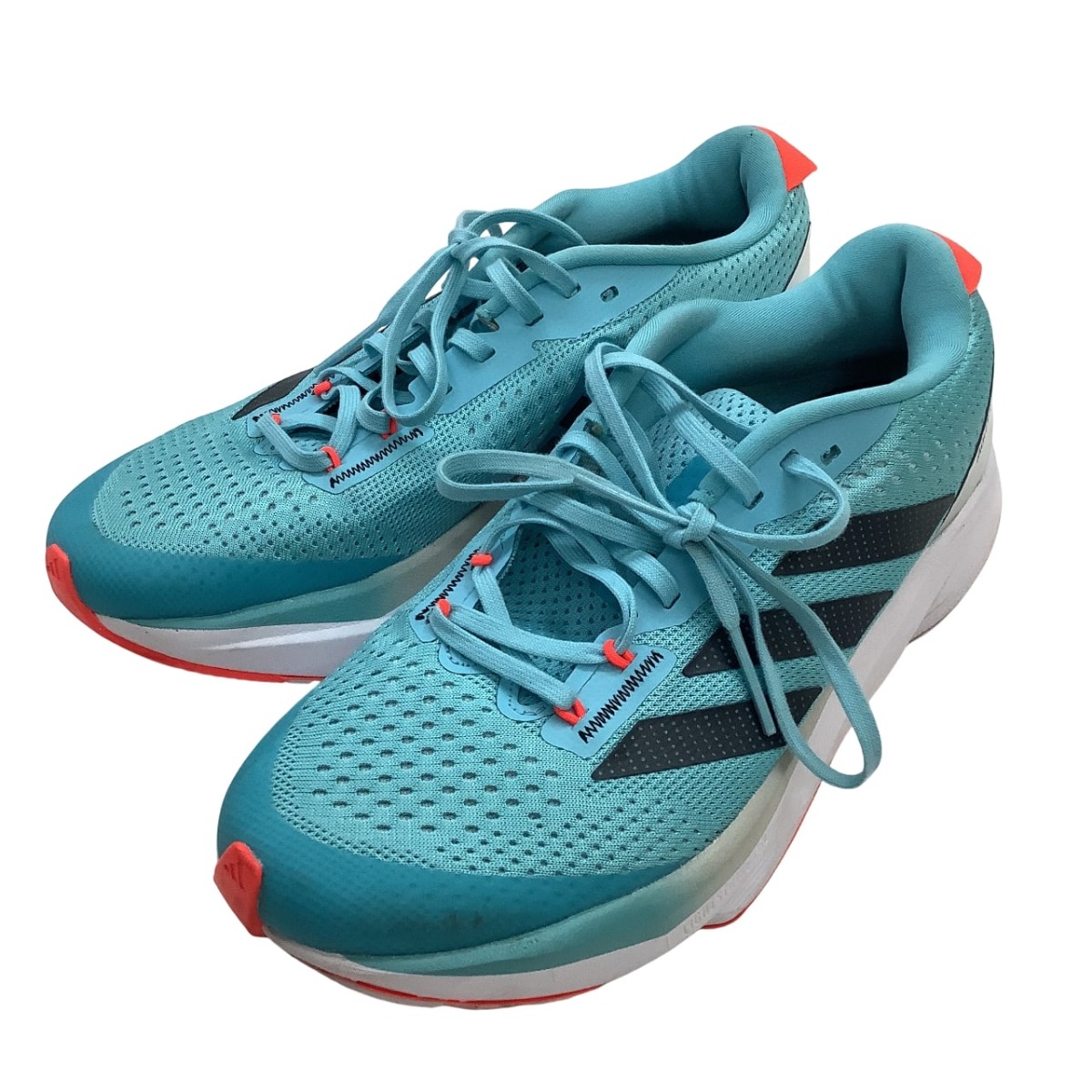 【中古】adidas アディダス ADIZERO レディース スニーカー SIZE 23cm スカイブルー Bランク