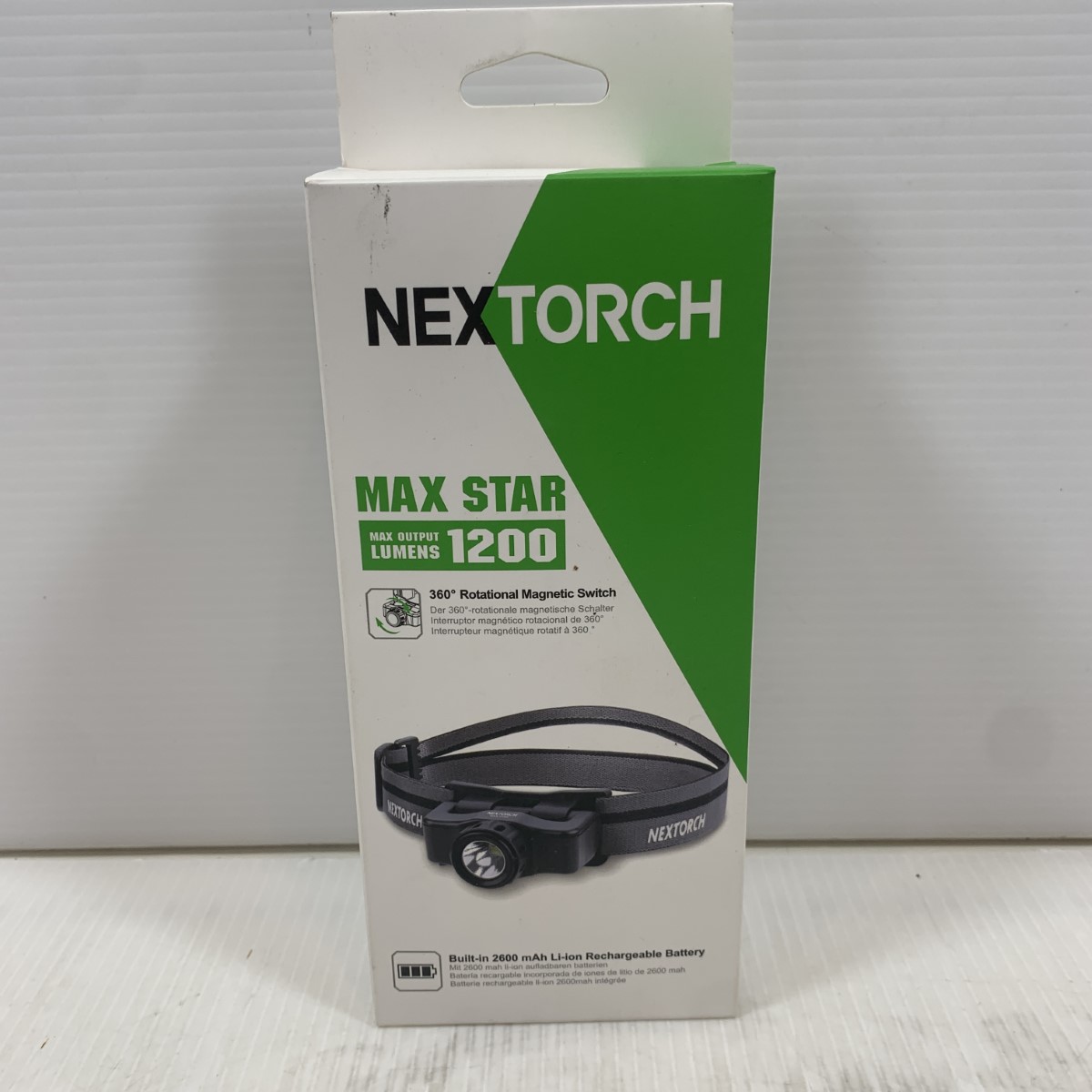κκ【中古】NEXTORCH 工具関連用品 LEDヘッドライト NEXTORCH 1200 Aランク