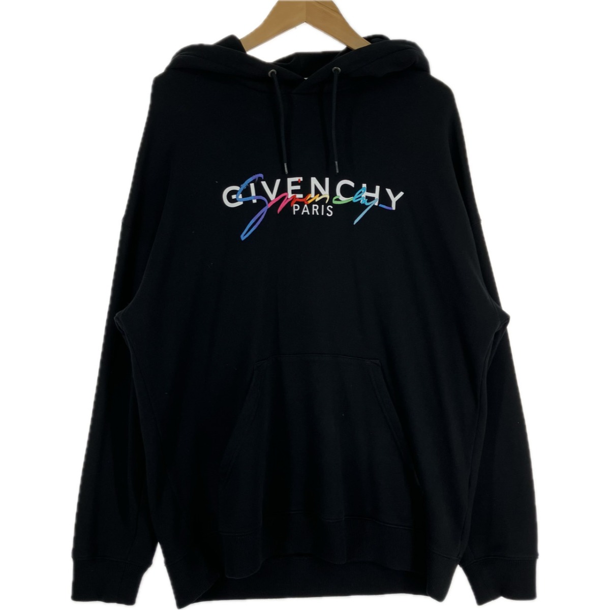新品★GIVENCHY■ロゴプリントスウェットプルオーバー パーカー GIVENCHY (ジバンシィ) ロゴプリント プルオーバー パーカー