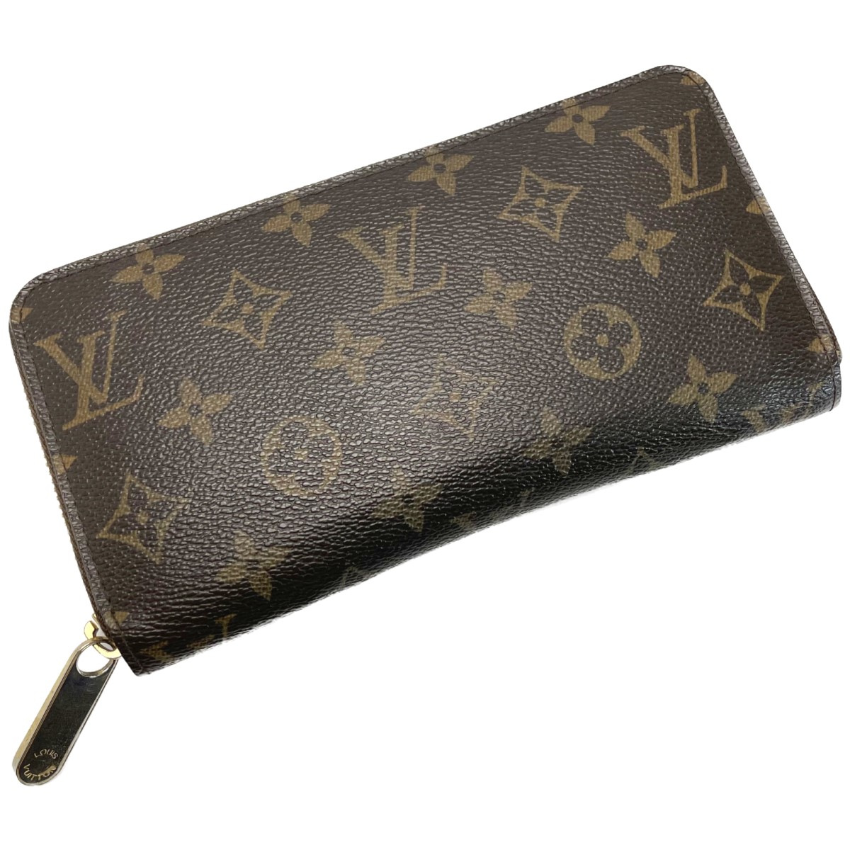【中古】LOUIS VUITTON ルイヴィトン モノグラム ジッピーウォレット M42616 長財布 レディース Cランク