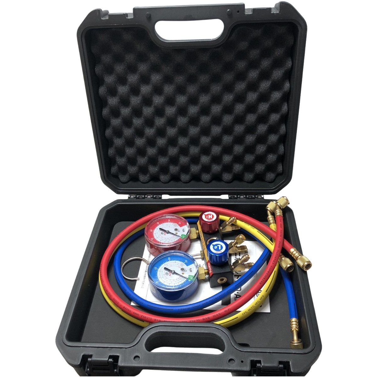 ??【中古】Asada 空調設備手道具多岐管 AD・AF R410A S序列付ける