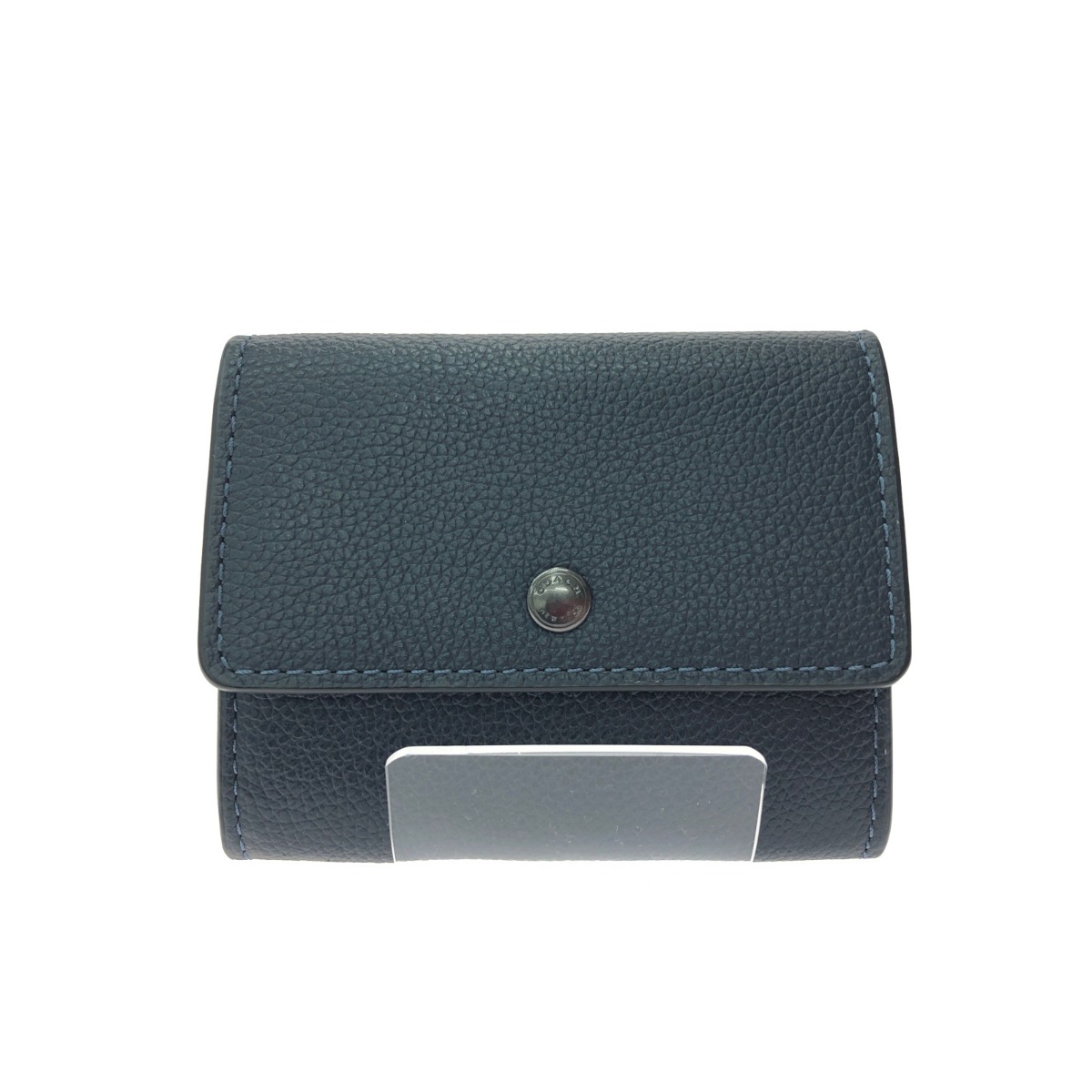 ▼▼【中古】COACH コーチ職 メンズ コインケース 逃げ口 CR793 QBBHP ミッドナイトネイビー A序列付ける