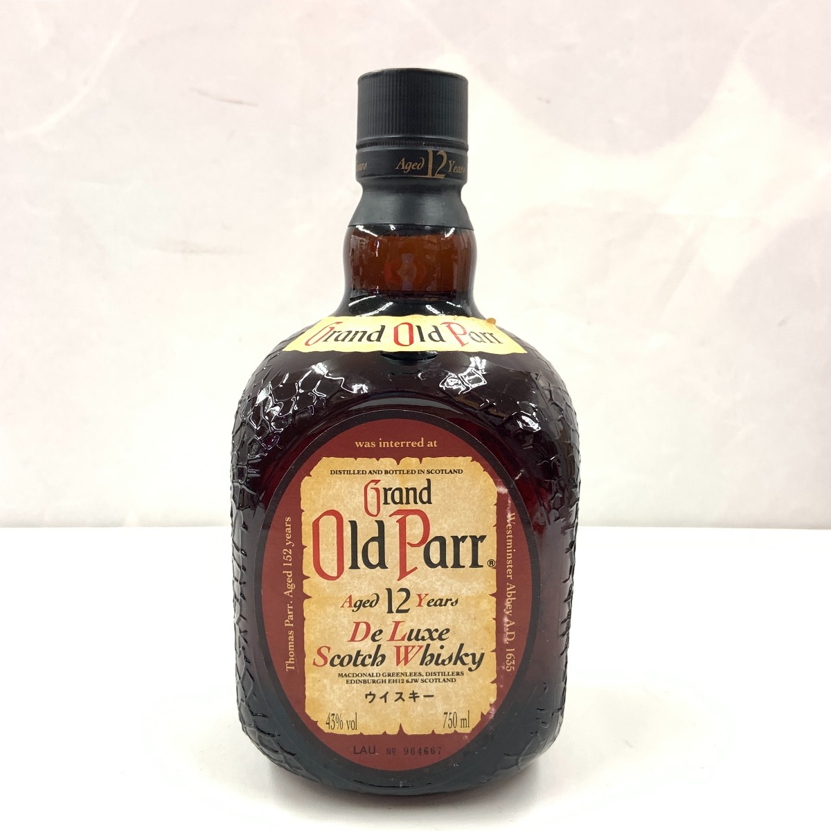 楽天市場】【未開封】Grand Old Parr オールドパー 12年 750ml