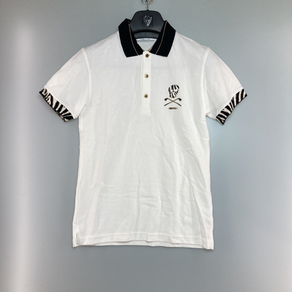 楽天市場】【超美品】マークアンドロナ 半袖ポロシャツ ブルー