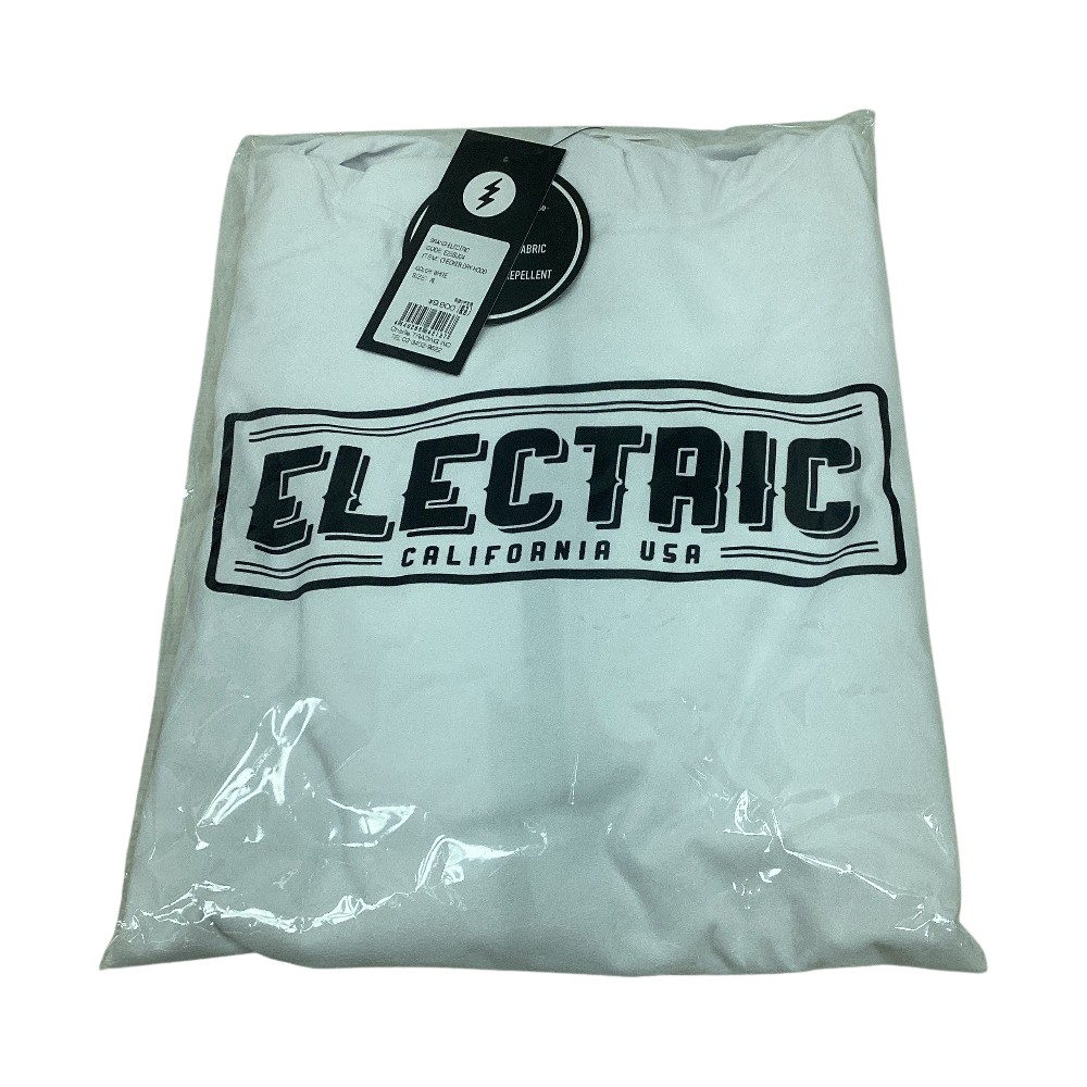 ΣΣ【中古】ELECTRIC エレクトリック パーカー チェッカードライフード E25SU04 SIZE XL #ホワイト Sランク