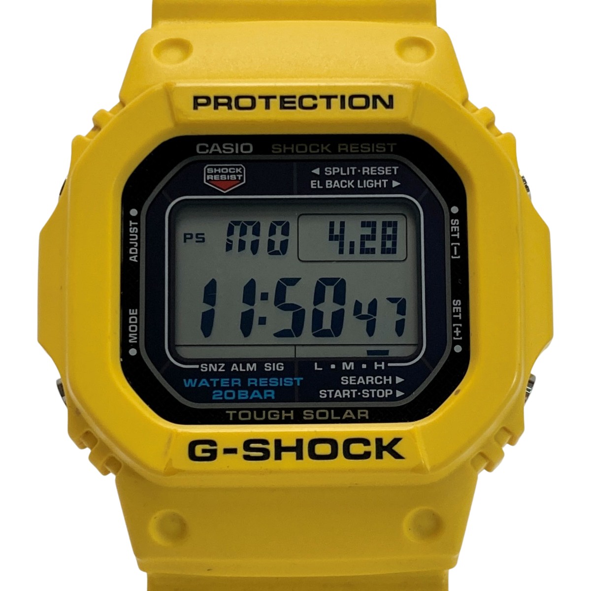 楽天市場】カシオ CASIO G-SHOCK 腕時計 ソーラー イエロー G-5600A-9