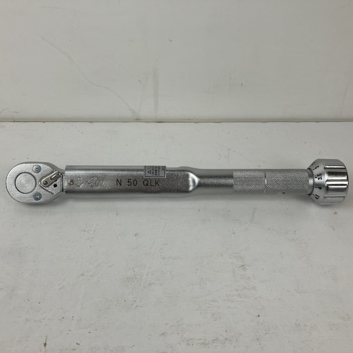 【中古】KANON 9.5mm 50Nm トルクレンチ 取説 外箱付 N50QLK シルバー Sランク｜リサイクルビッグバン店
