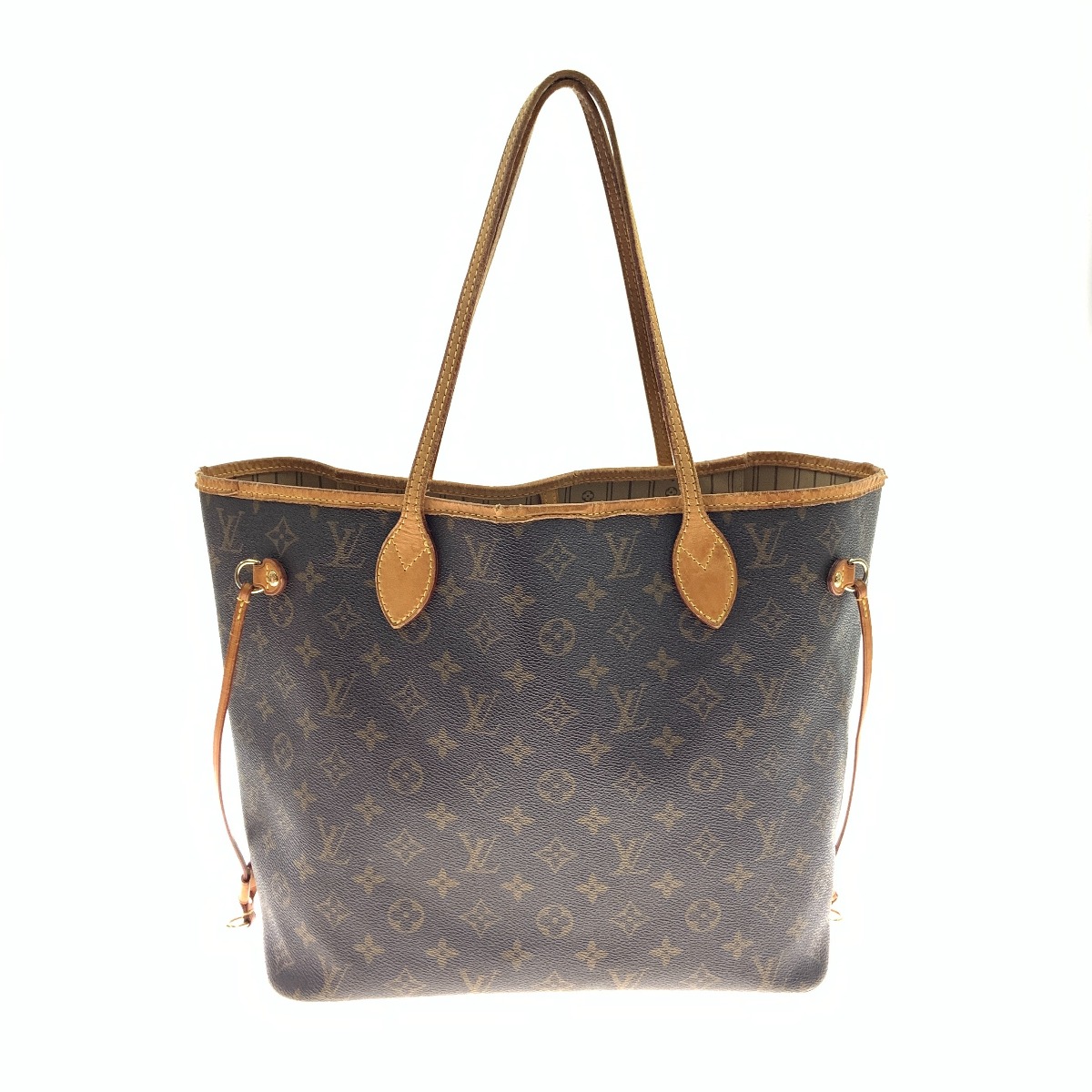 〇〇【中古】LOUIS VUITTON ルイヴィトン モノグラム ネヴァーフルMM レディース トートバッグ M40156 ブラウン 現状渡し Cランク