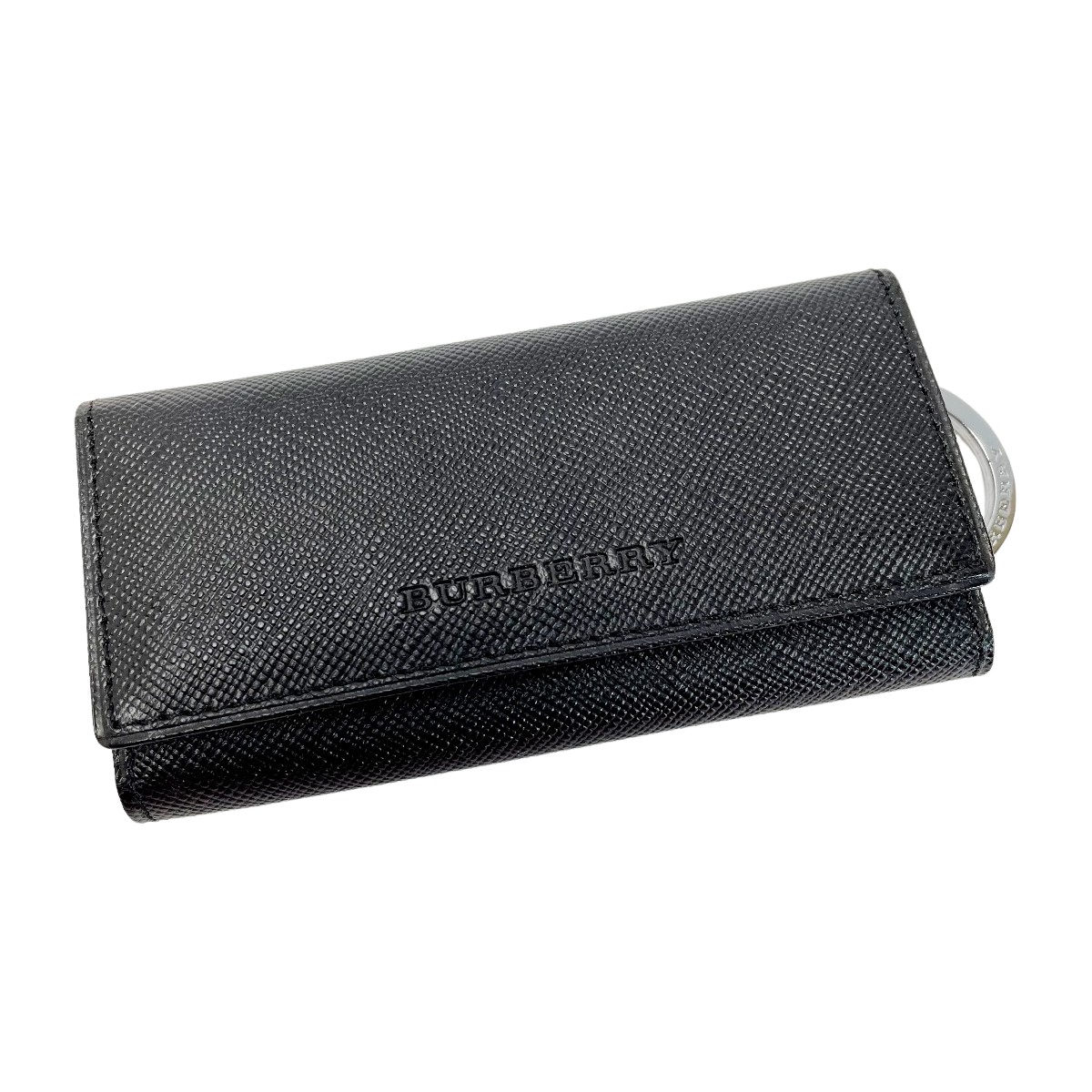 新品 箱入り BURBERRY バーバリー キーケース 4連 ブラック 黒 Amazon.co.jp: [BURBERRY] [バーバリー] キーケース ブラック