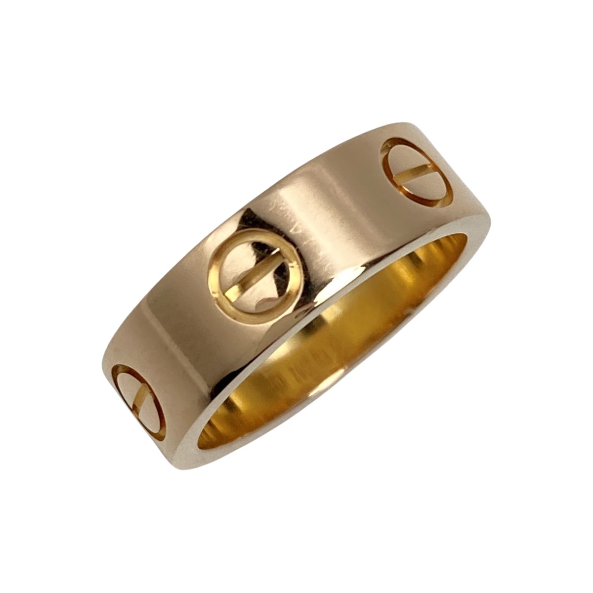 ☆☆【中古】Cartier カルティエ ラブリング K18PG ピンクゴールド #49（9号相当）指輪 Bランク