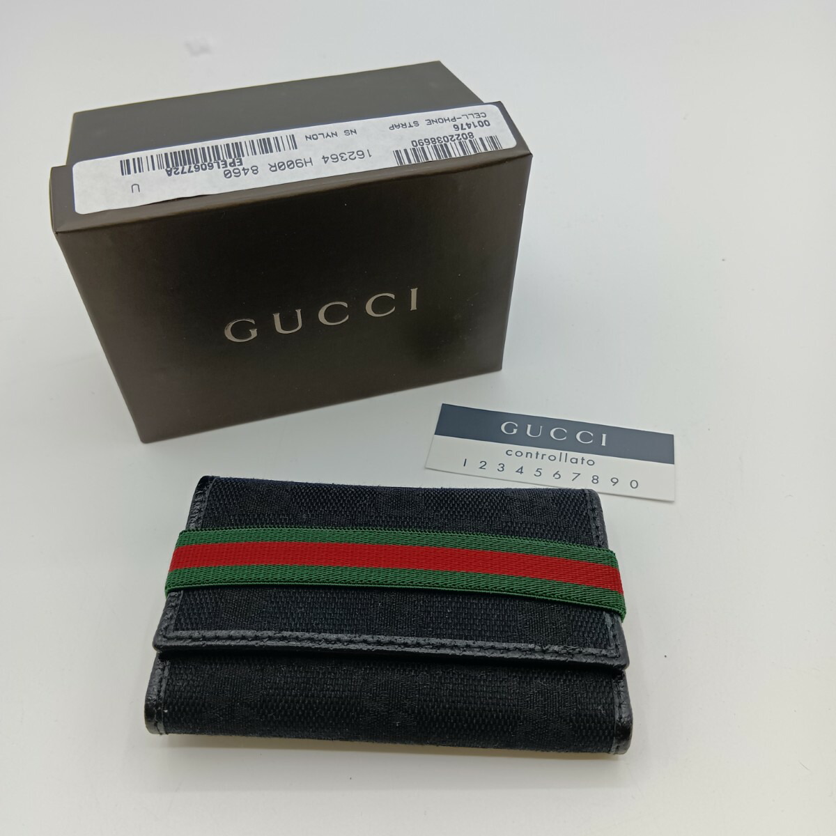 楽天市場】【未使用品】GUCCI グッチ GGキャンバス レザー 6連キー
