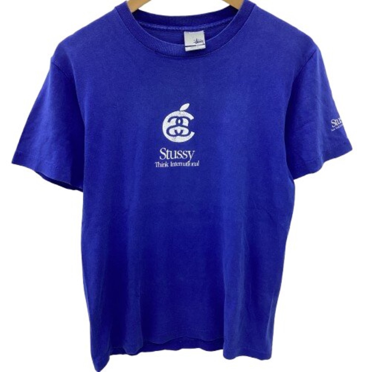 【中古】stussy ステューシー メンズ Tシャツ　SIZE S 90-00s USA製 ブルー Bランク｜リサイクルビッグバン店 9,614円