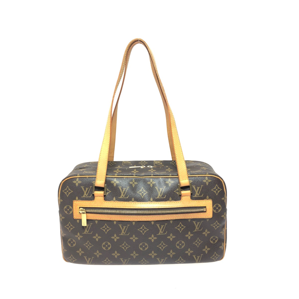 ▼▼【中古】LOUIS VUITTON ルイヴィトン レディース ショルダーバッグ モノグラム シテGM M51181 ブラウン Bランク