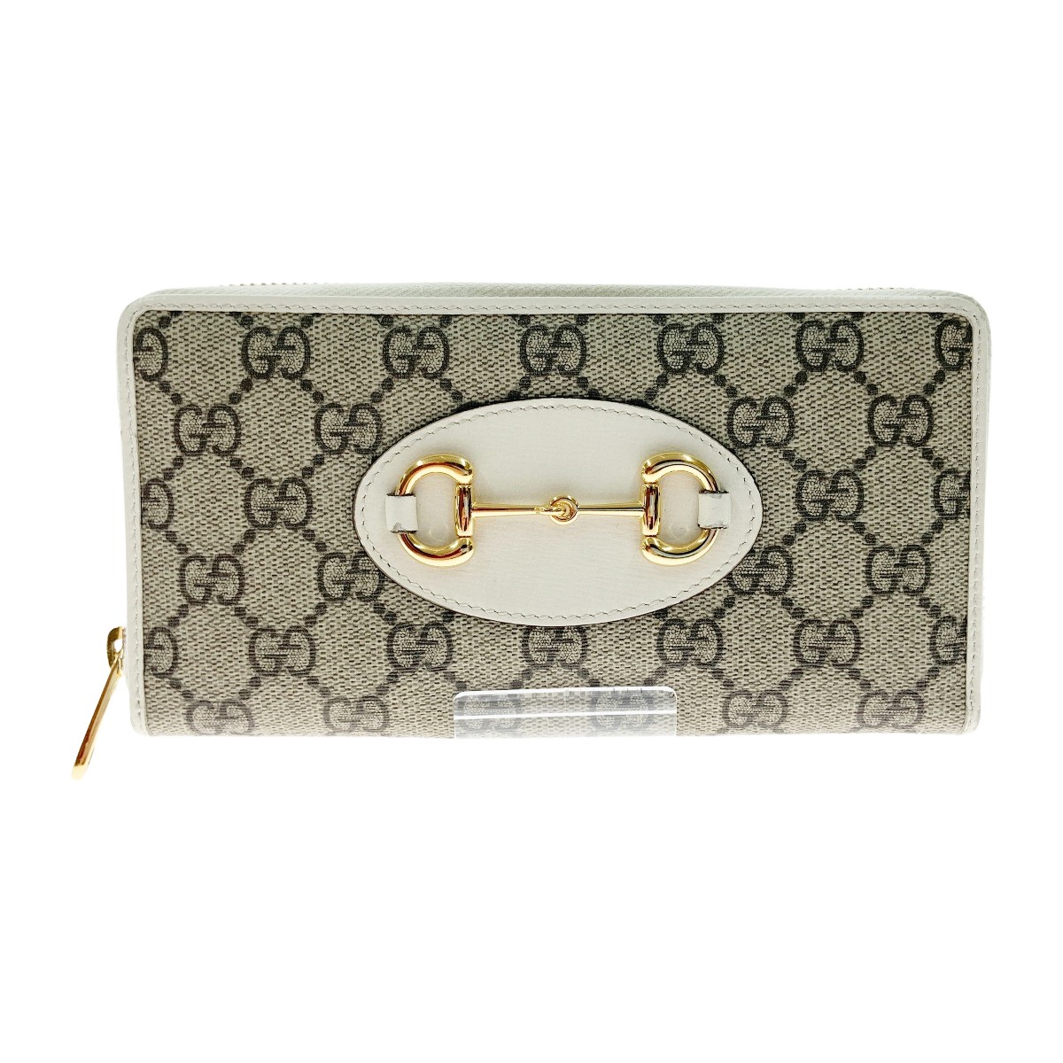 〇〇【中古】GUCCI グッチ 導管ビット 1955 ジップアラウンドウォレット ジッパー長紙入れ 621889 象牙色 B序列付ける