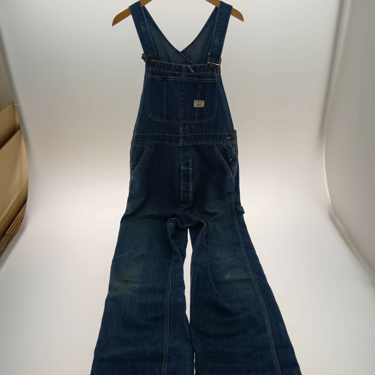 □□【中古】BIG MAC ビッグマック 70s JC Penney(BIG MAC)　オーバーオール　サイズ不明　古着 インディゴ Cランク