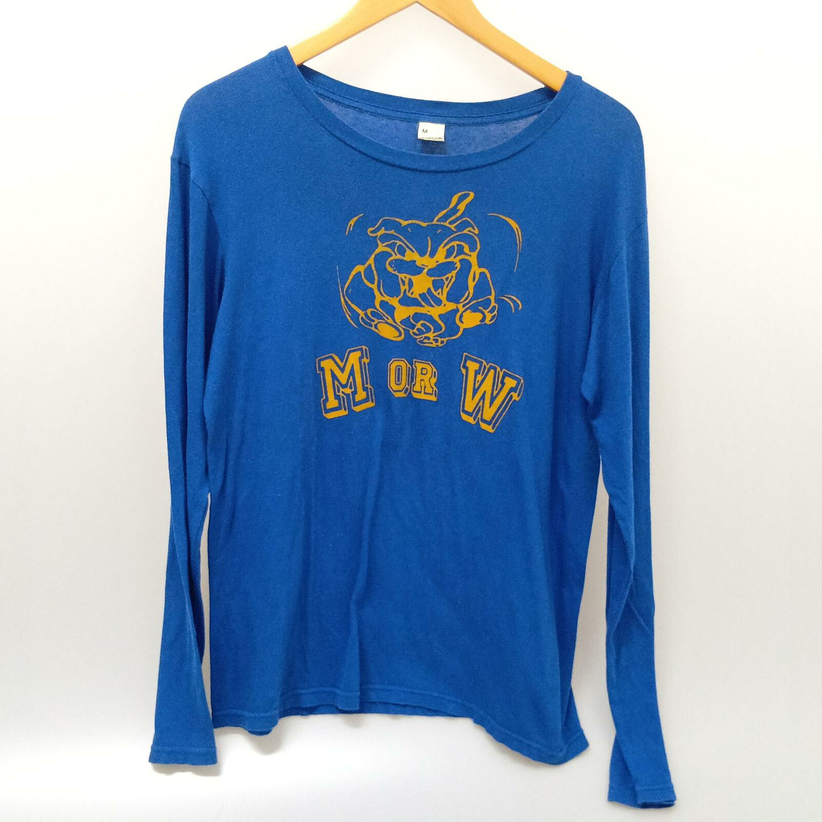 □□【中古】70~80s SCREEN STARS カットソー 長袖カットソー  SIZE M 古着 ブルー Cランク