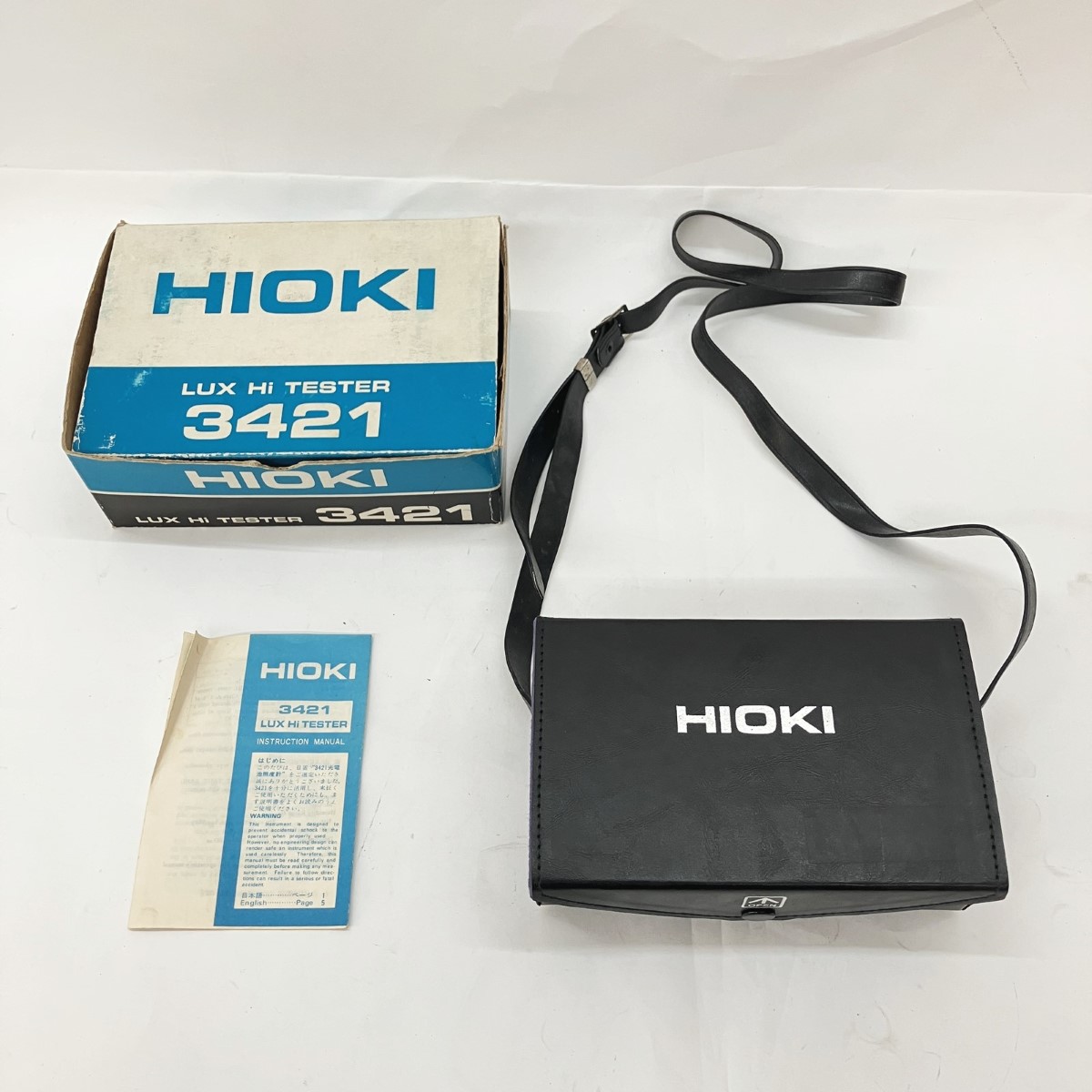 【中古】HIOKI 日置電機 照度計 LUX Hi TESTER ルクスハイテスタ 3421 ジャンク品 現状渡し Dランク 5,862円
