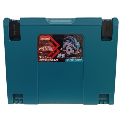 【中古】MAKITA マキタ 電動工具 丸のこ 未使用品(S) 充電器・充電池2個・ケース付 165mm 40v HS001GRDX Sランク|リサイクルビッグバン店