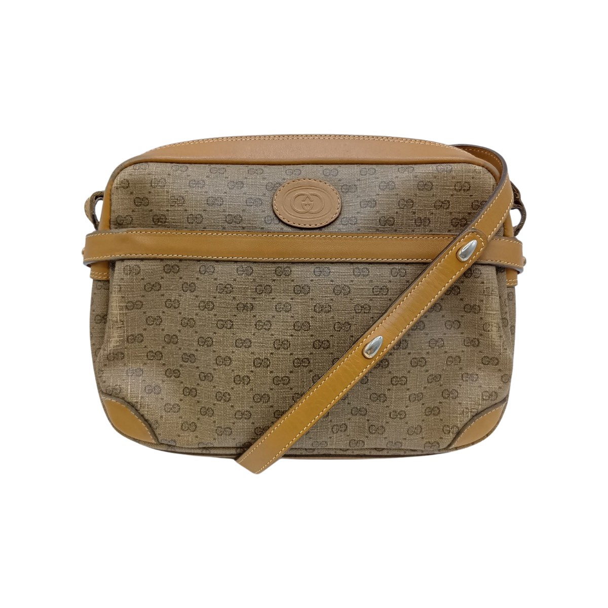 GUCCI グッチ ショルダーバッグ オールドグッチ レザー GUCCI オールドグッチ レザー ショルダーバッグ ネイビーの買取