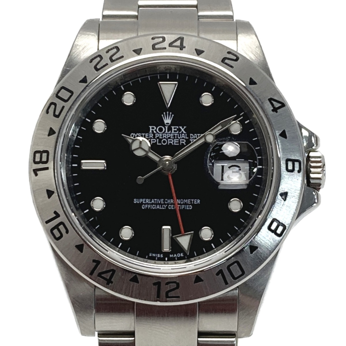 ☆☆【中古】ROLEX ロレックス エクスプローラー2 M番 16570 ブラック 自動巻き メンズ 腕時計 箱・ギャランティ有 Bランク