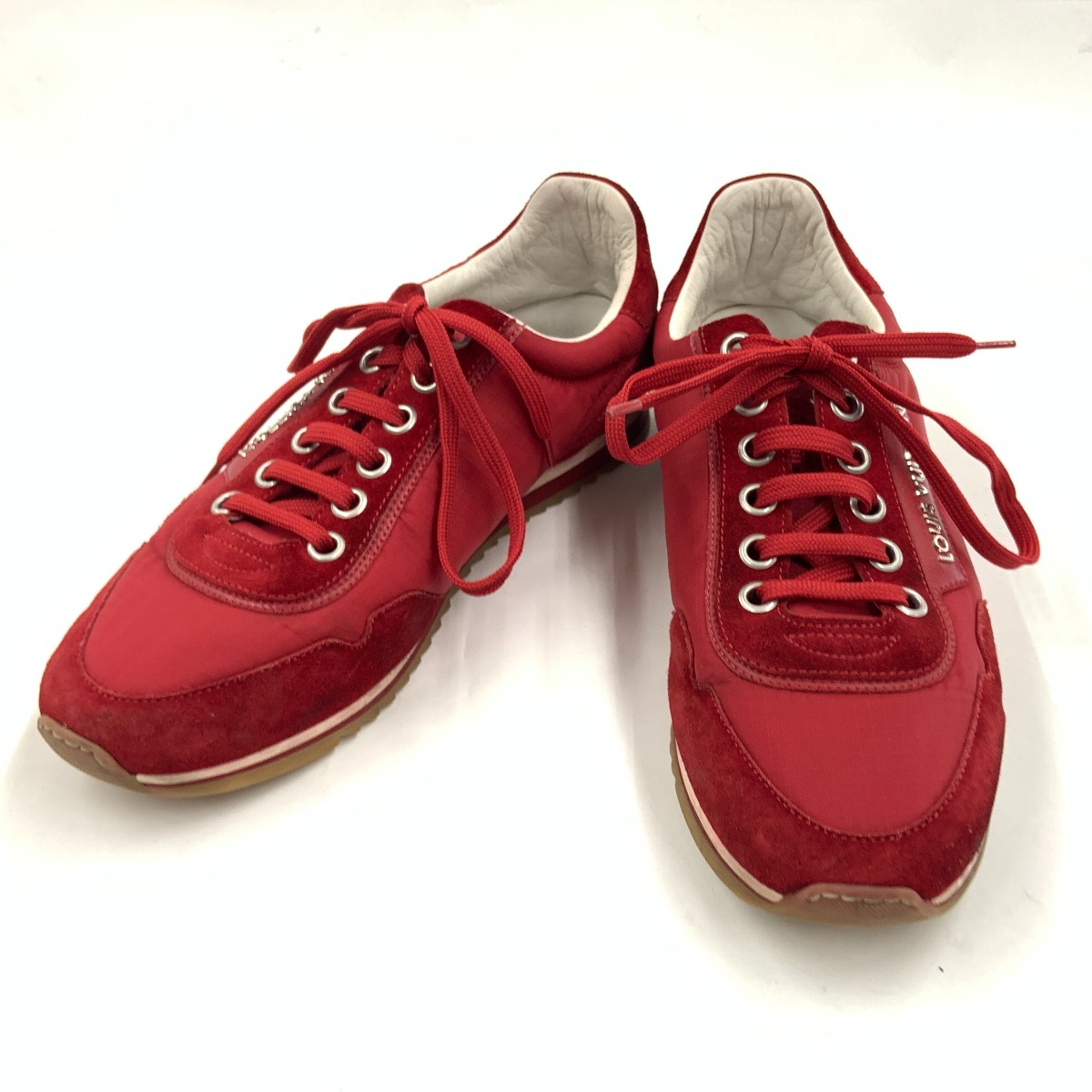 〇〇【中古】LOUIS VUITTON ルイヴィトン スニーカー 6 1/4 GO 1111 レッド Cランク 18,216円