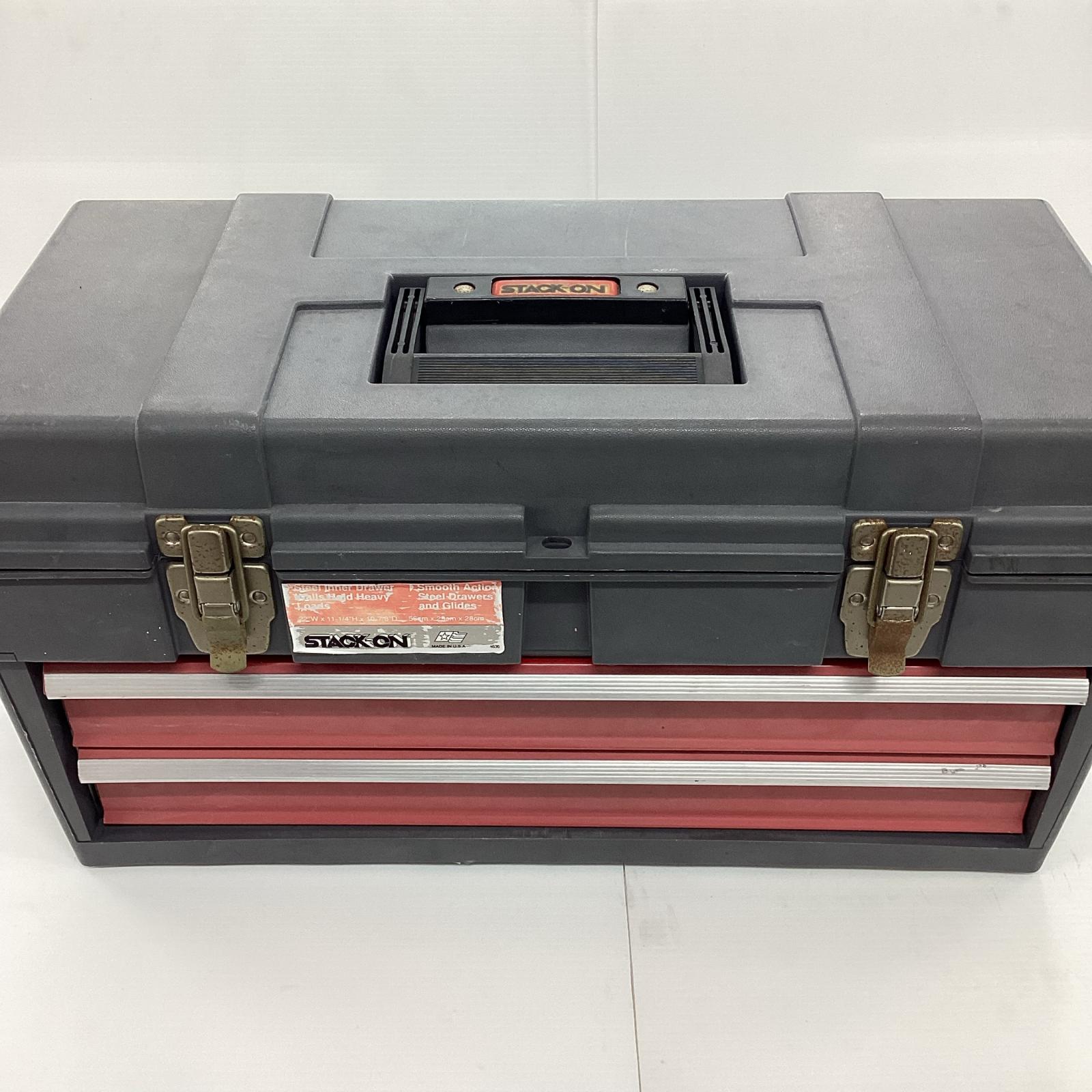 【中古】STACK-ON 工具 工具関連用品 工具ボックス グレー Cランク