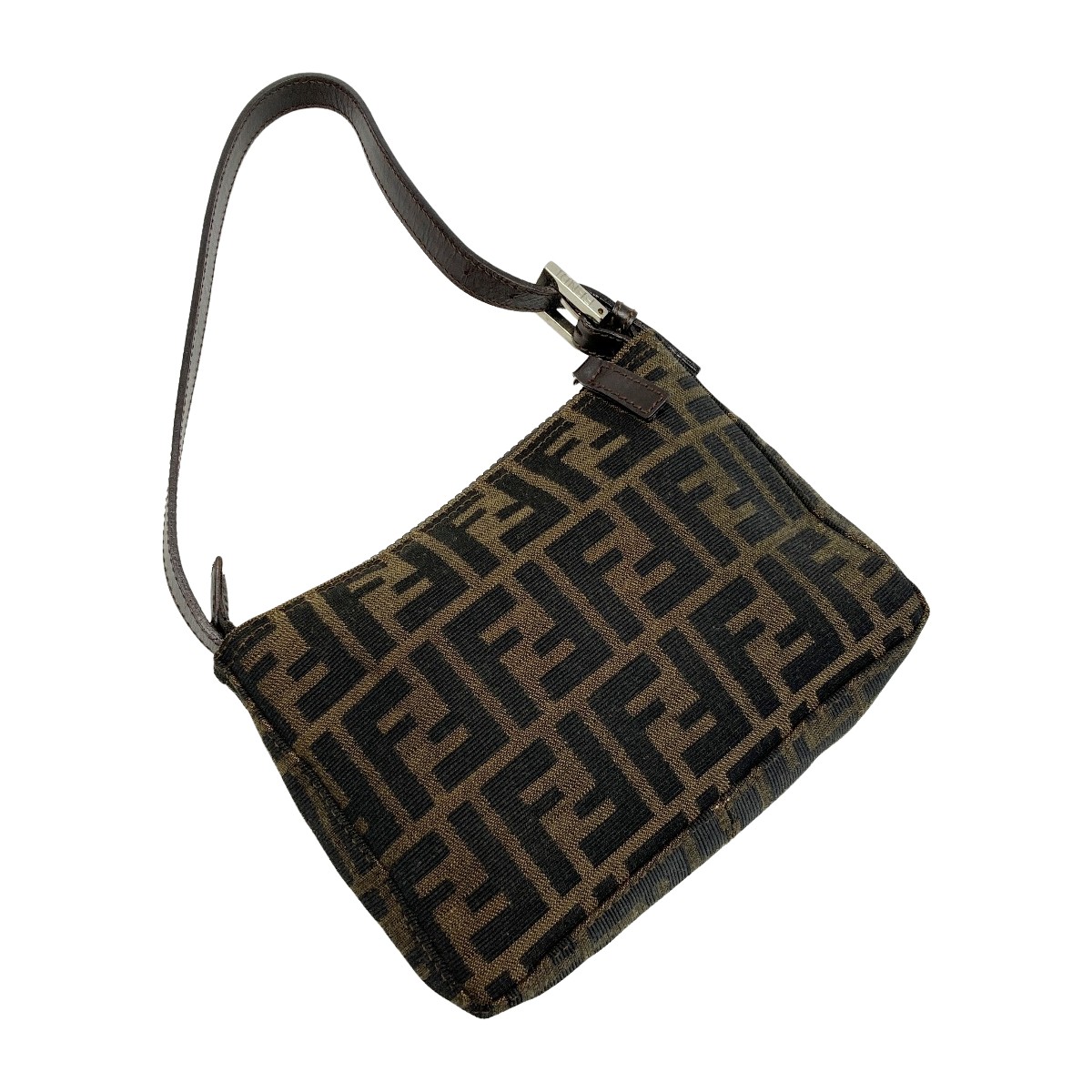 FENDI フェンディ　ミニショルダーバッグ　アクセサリーポーチ　ズッキーノ 美品✨FENDI フェンディ ハンドバッグ ズッキーノ FF