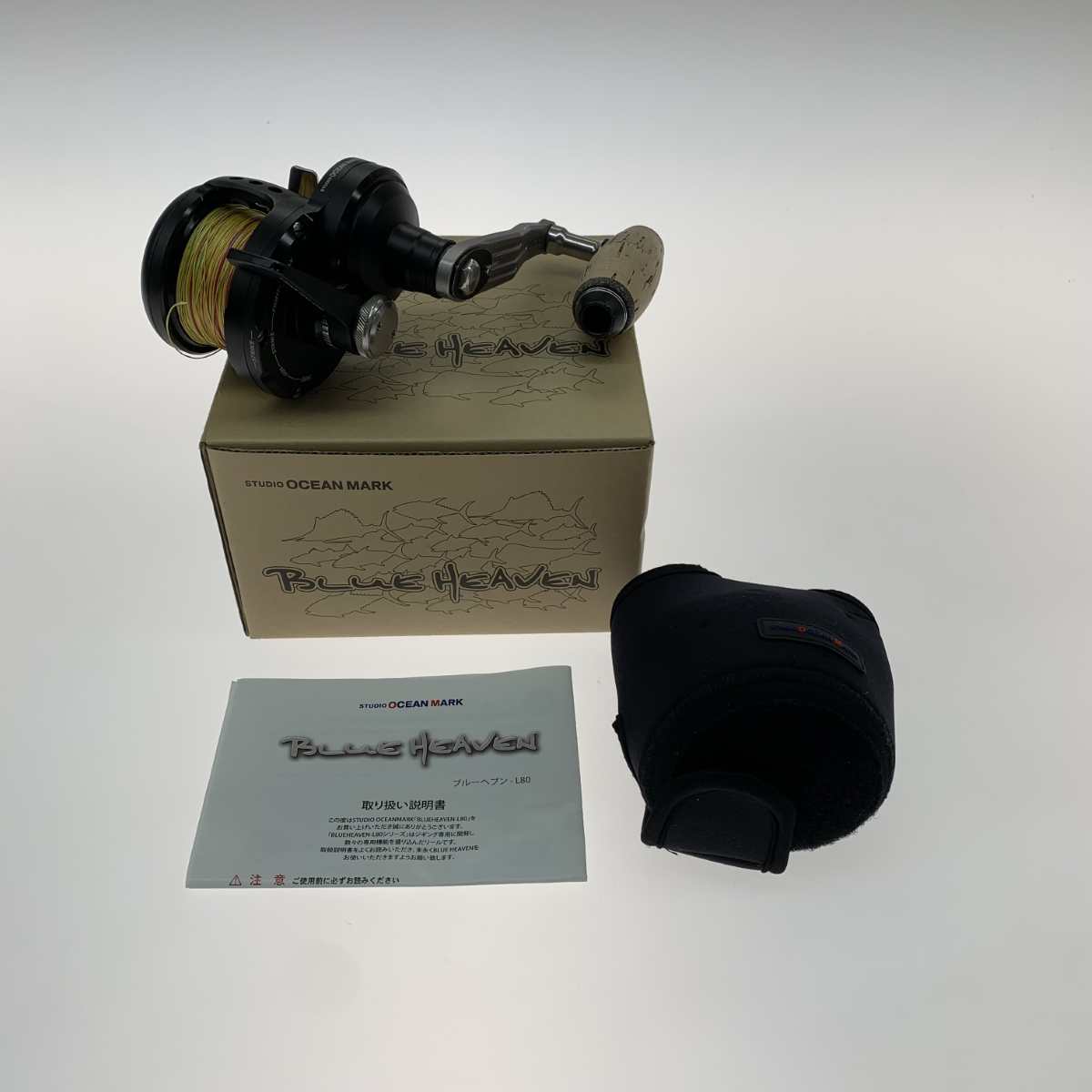 ●●【中古】STUDIO OCEAN MARK リール BHL80Hi/R-S/Bk(20)AE100Cork Bランク