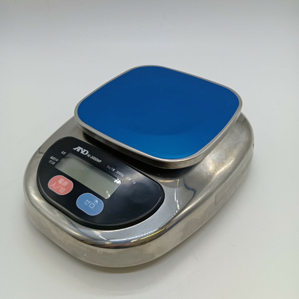 【中古】A\u0026D 防塵・雨合羽デジタルはかり HL-WPつづき物（お水男の子） HL-3000WP 本体のみ C価値づける