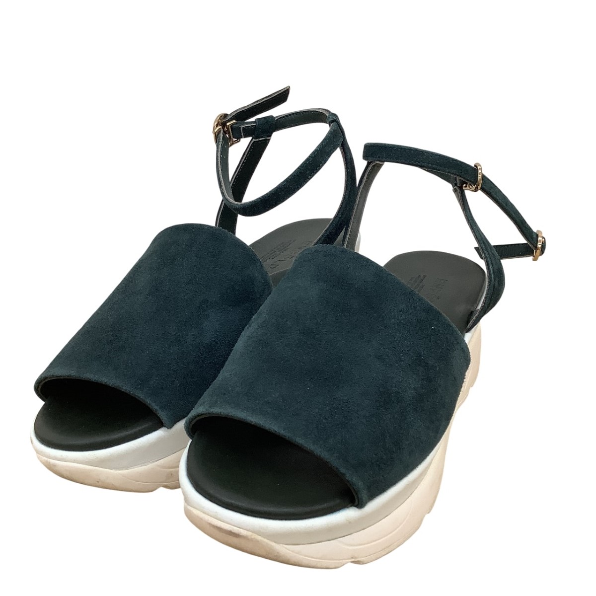 【中古】ENFOLD エンフォルド レディース サンダル SIZE 36(23糎) 緑であること B序列付ける