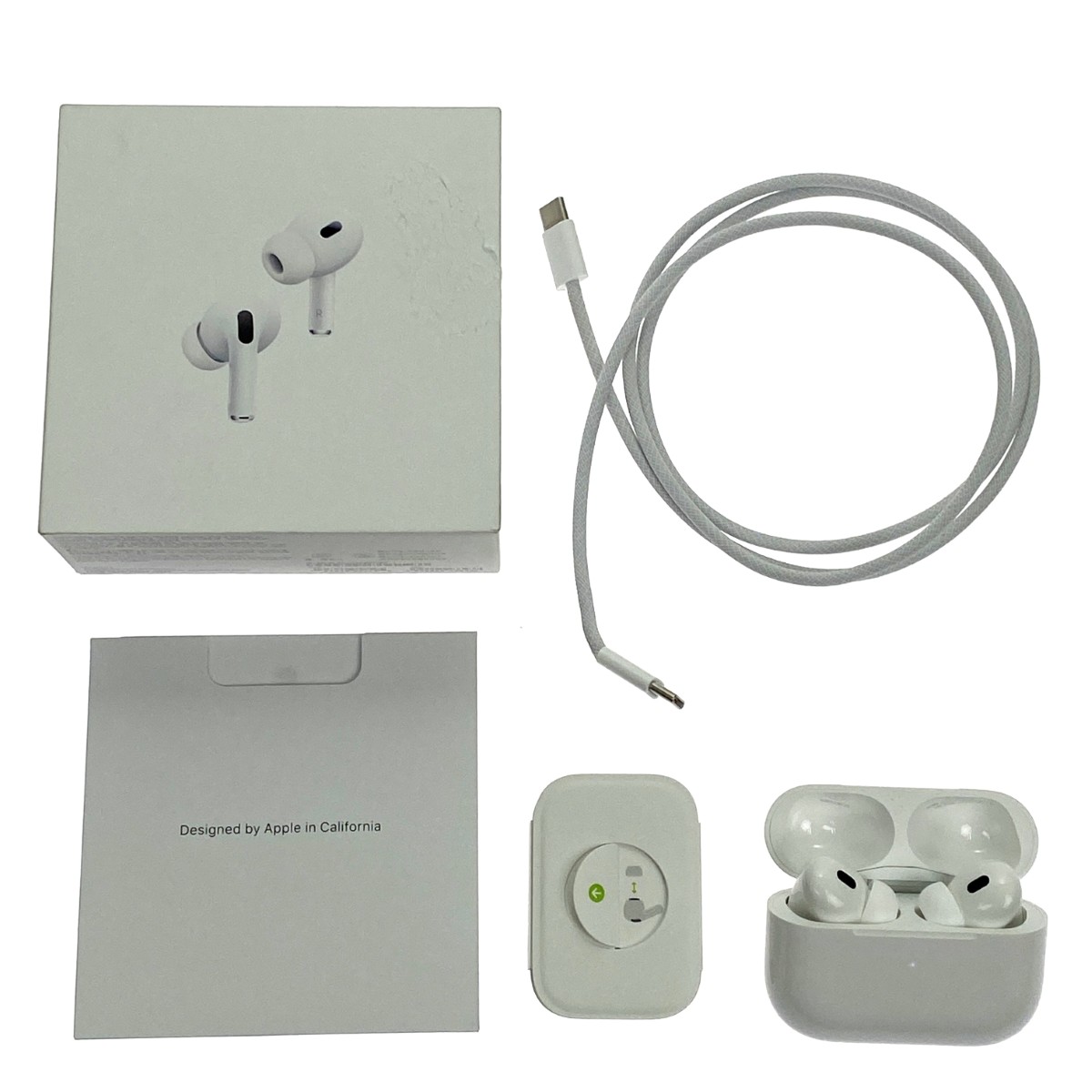 ##【中古】Apple アップル AirPods Pro 第2世代 MagSafe充電ケース付き Bランク