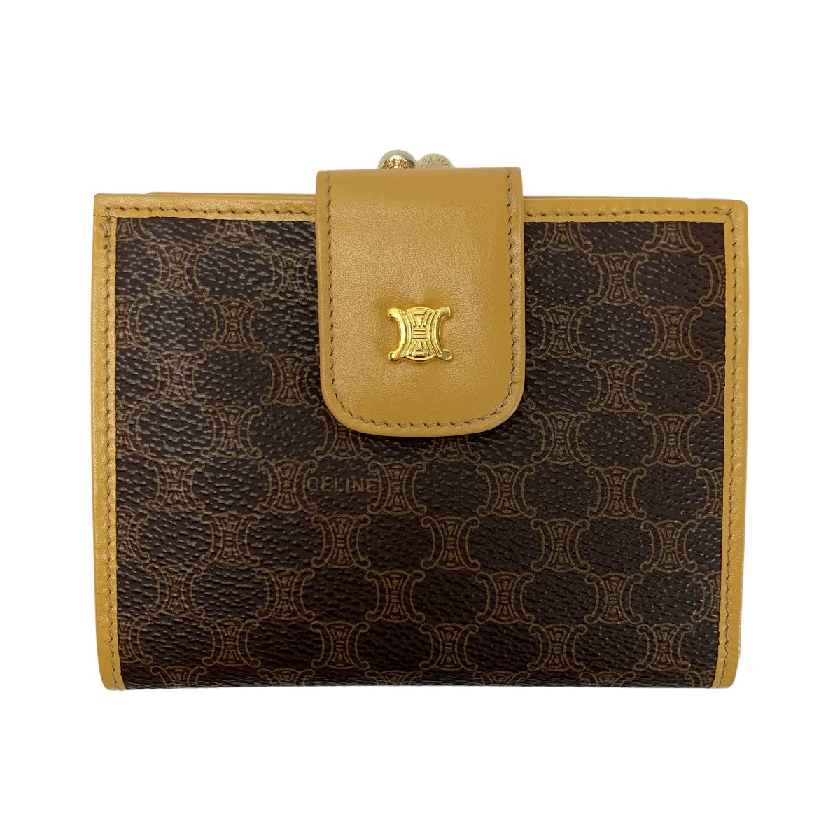 楽天市場】【CELINE】セリーヌ マカダム ニつ折り財布 PVC