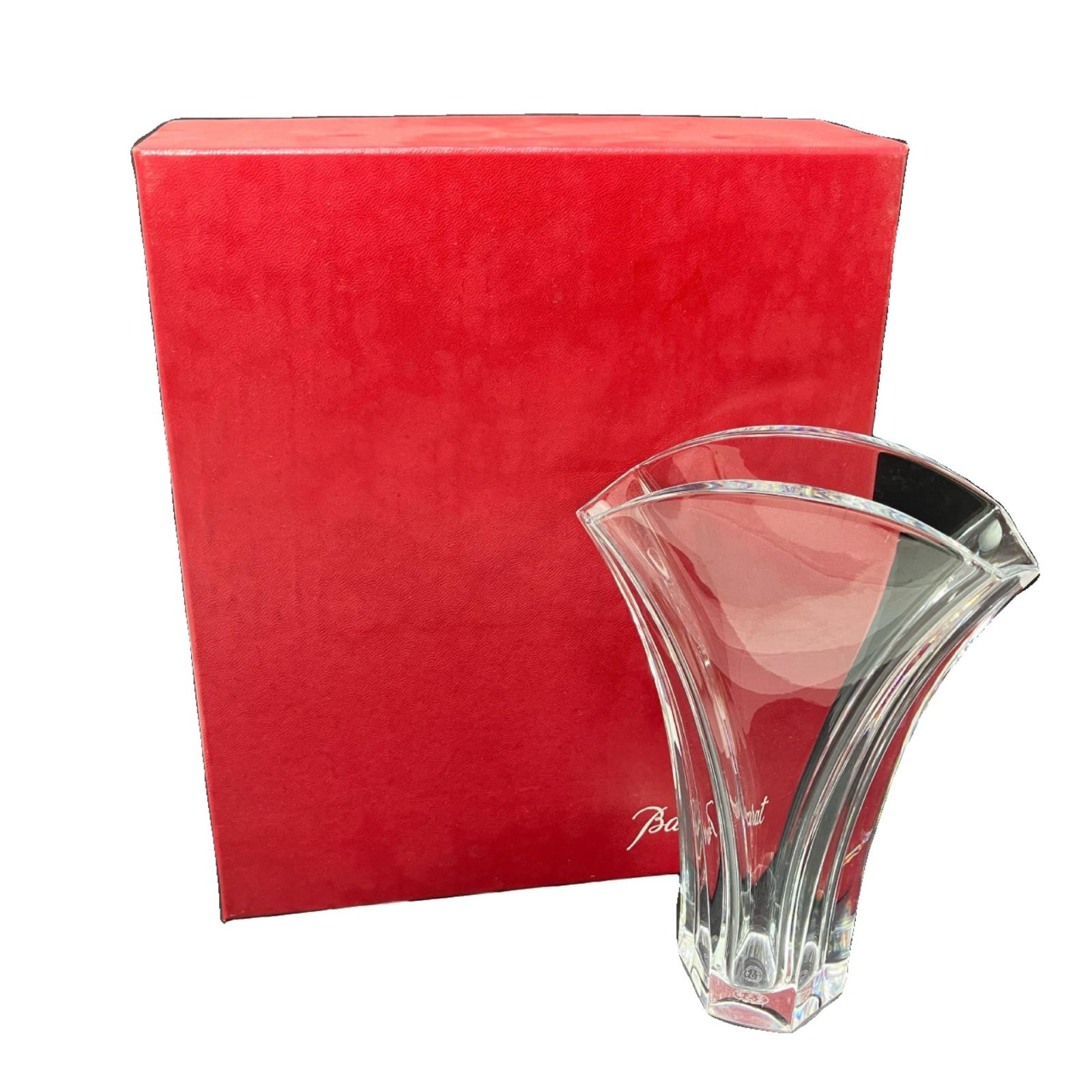 楽天市場】Baccarat バカラ マサイ フラワーベース 花瓶 箱付 中古