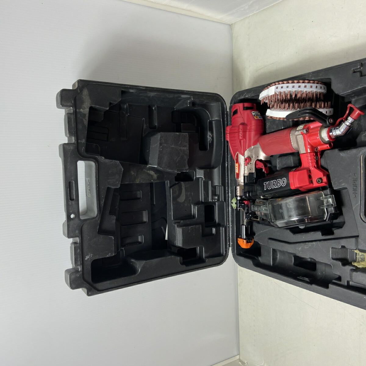 ΦΦ【中古】MAX マックス  高圧  ねじ打ち機  HV-R41G2 赤いこと D位置づける