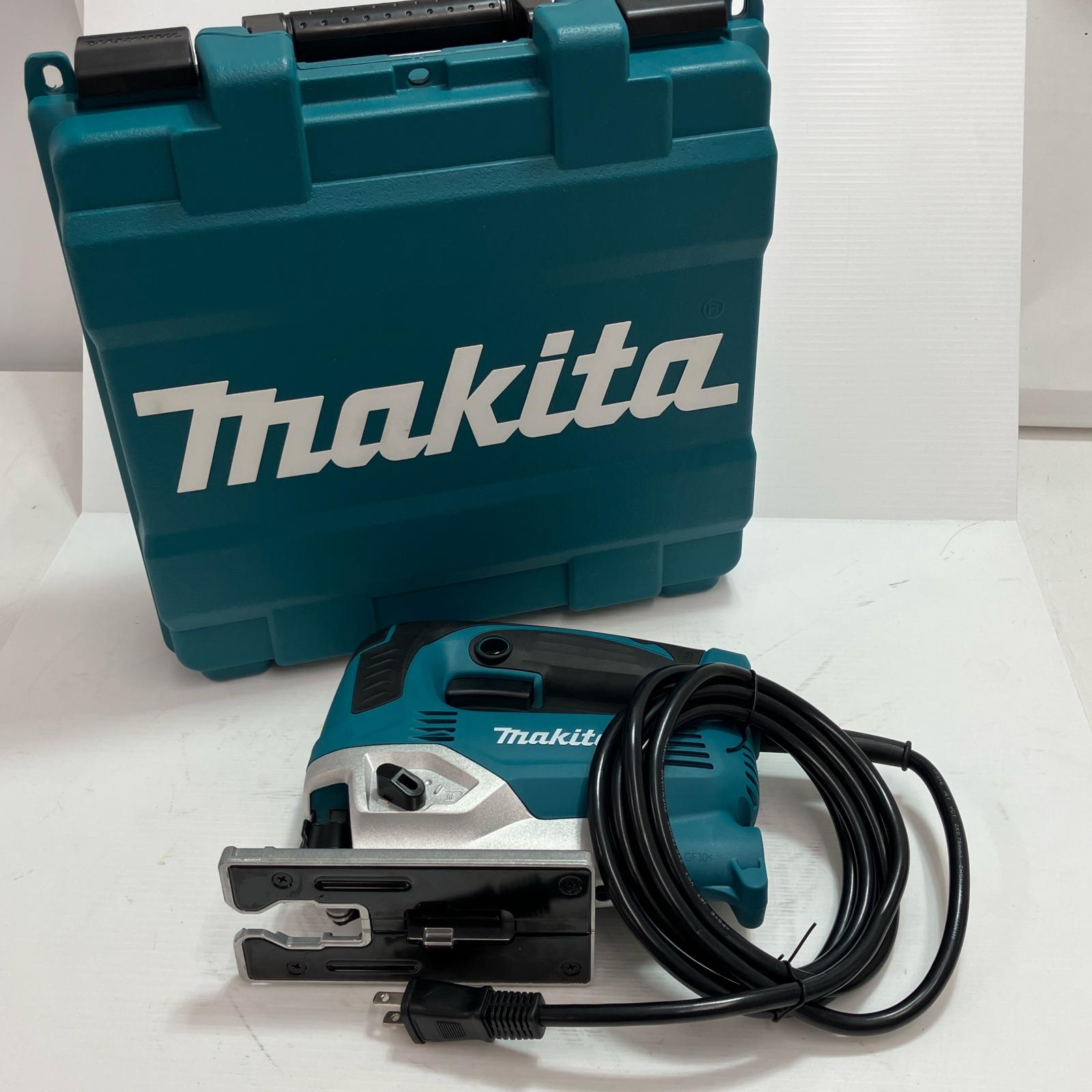 【中古】MAKITA マキタ 工具 電動工具 ジグソー JV0600 ブルー ケース付 コード式 100v Sランク