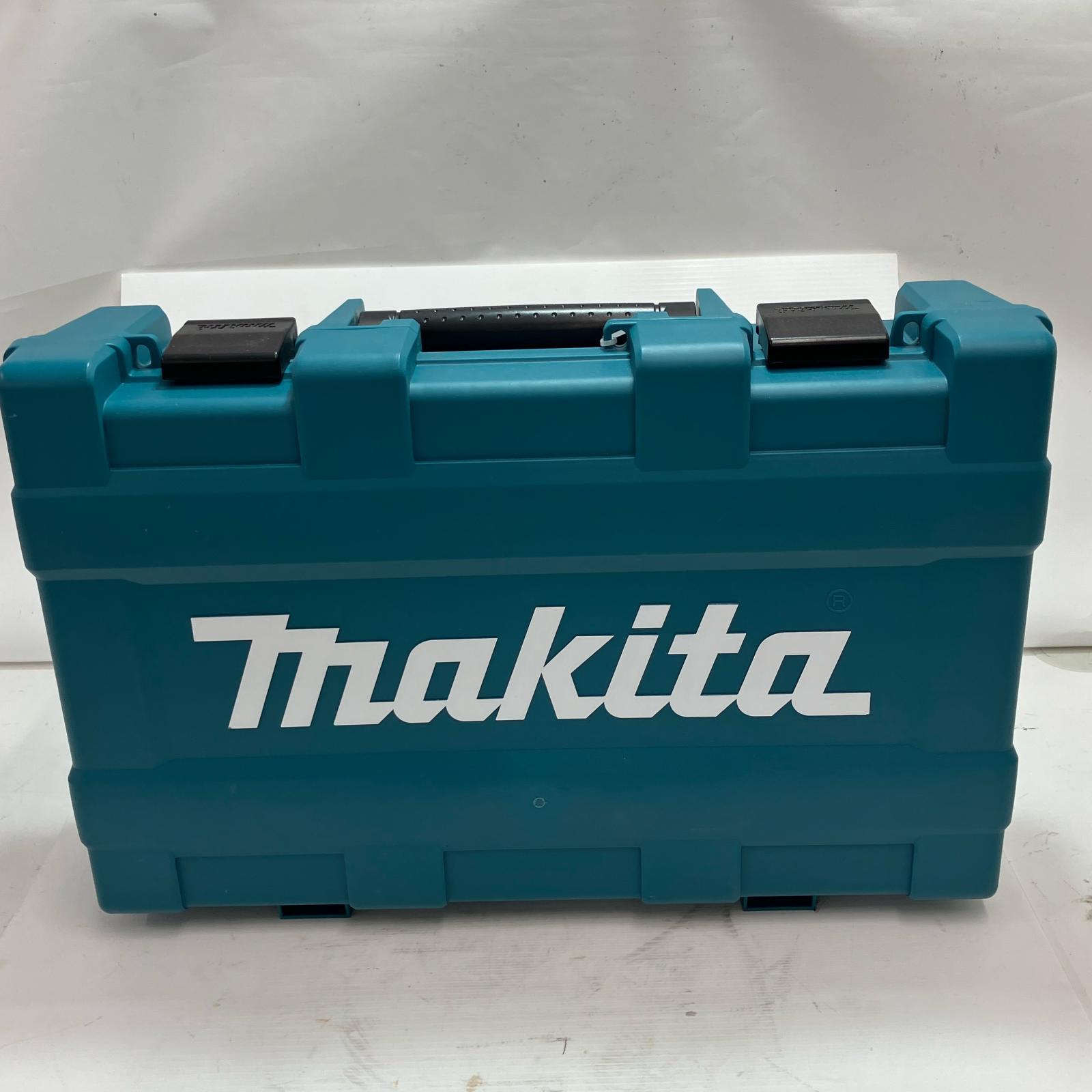 【中古】MAKITA マキタ 手道具 レコード盤圧砕機 GA001GRDX 青色 申し受ける器・申し受ける池2個・入れもの付 コードレス式 100粍 40v 2.5Ah N価値づける