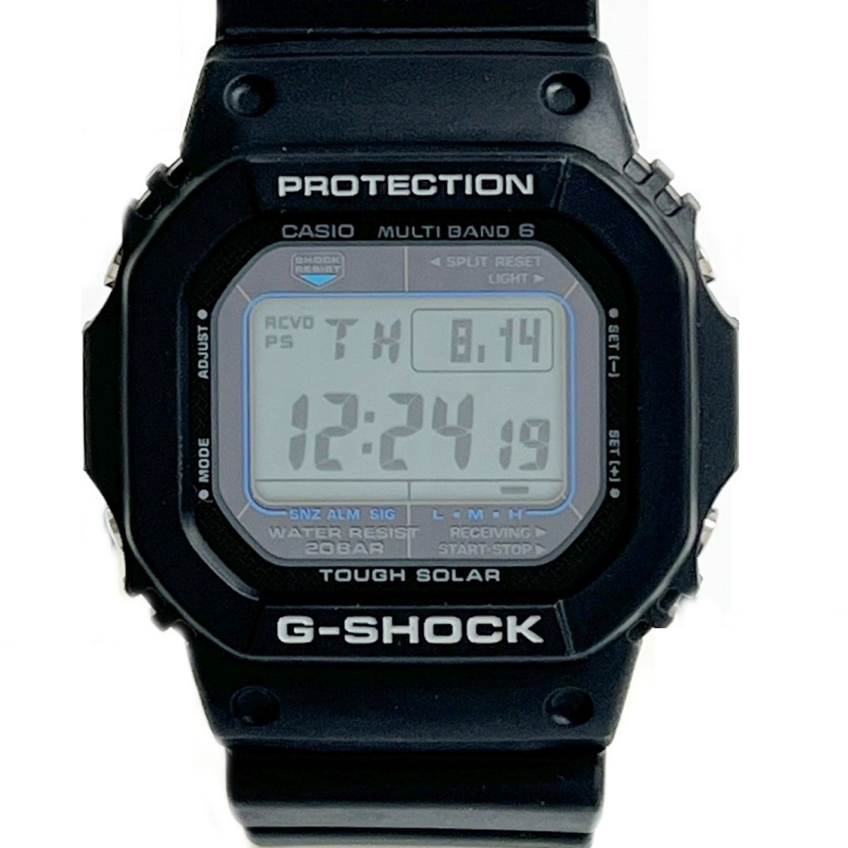 【中古】CASIO カシオ 腕時計 デジタルウォッチ G-SHOCK ブラックブルー GW-M5610U Bランク