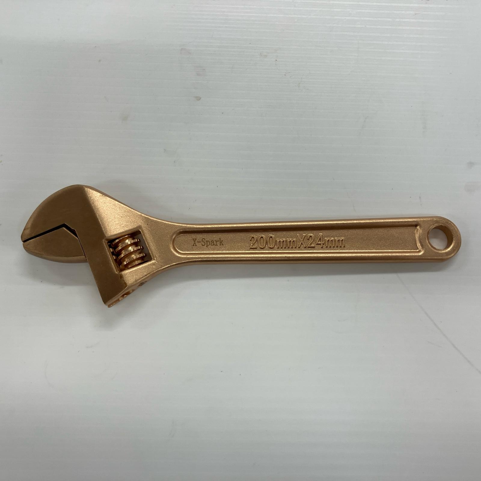 【中古】ハマコS.S 工具 ハンドツール X-Spark 防爆モンキーレンチ 200mm×24mm CBM-200 Bランク