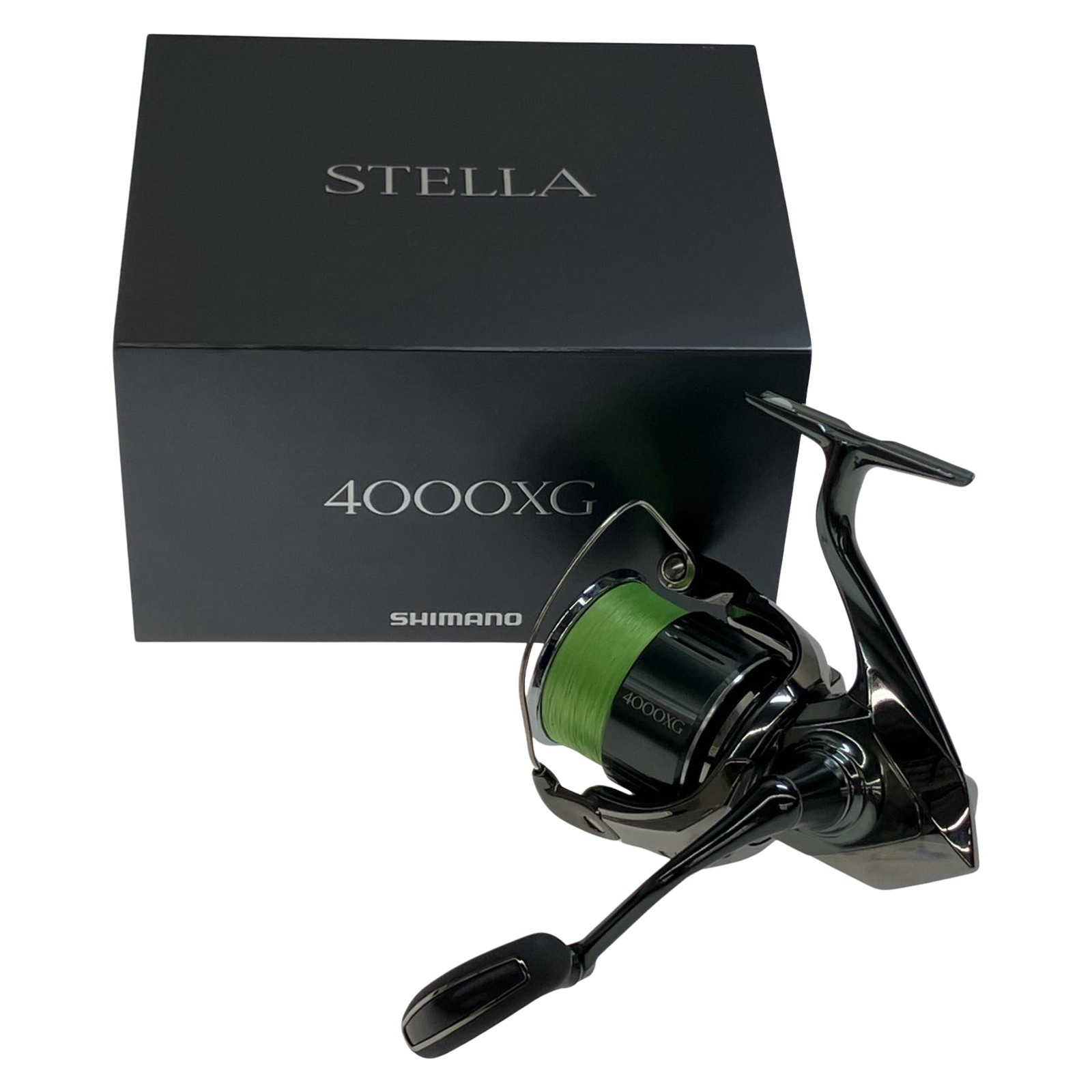 SHIMANO - ☆☆SHIMANO シマノ 22 ステラ 4000XG 043962 カスタムパーツ仕様 スピニングリール 箱付き ▽▽SHIMANO シマノ スピニングリール 22ステラ 4000XG 043962