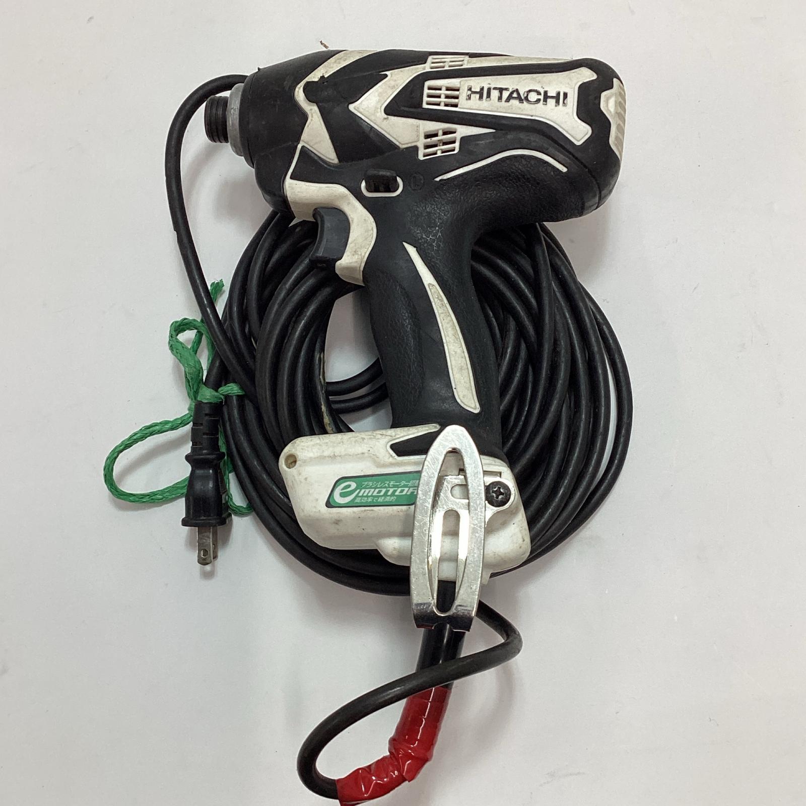 【中古】HITACHI 日立 手道具 締め付け手道具 インパクトドライバ WH12VE 吊りひも式 本体のみ C序列付ける